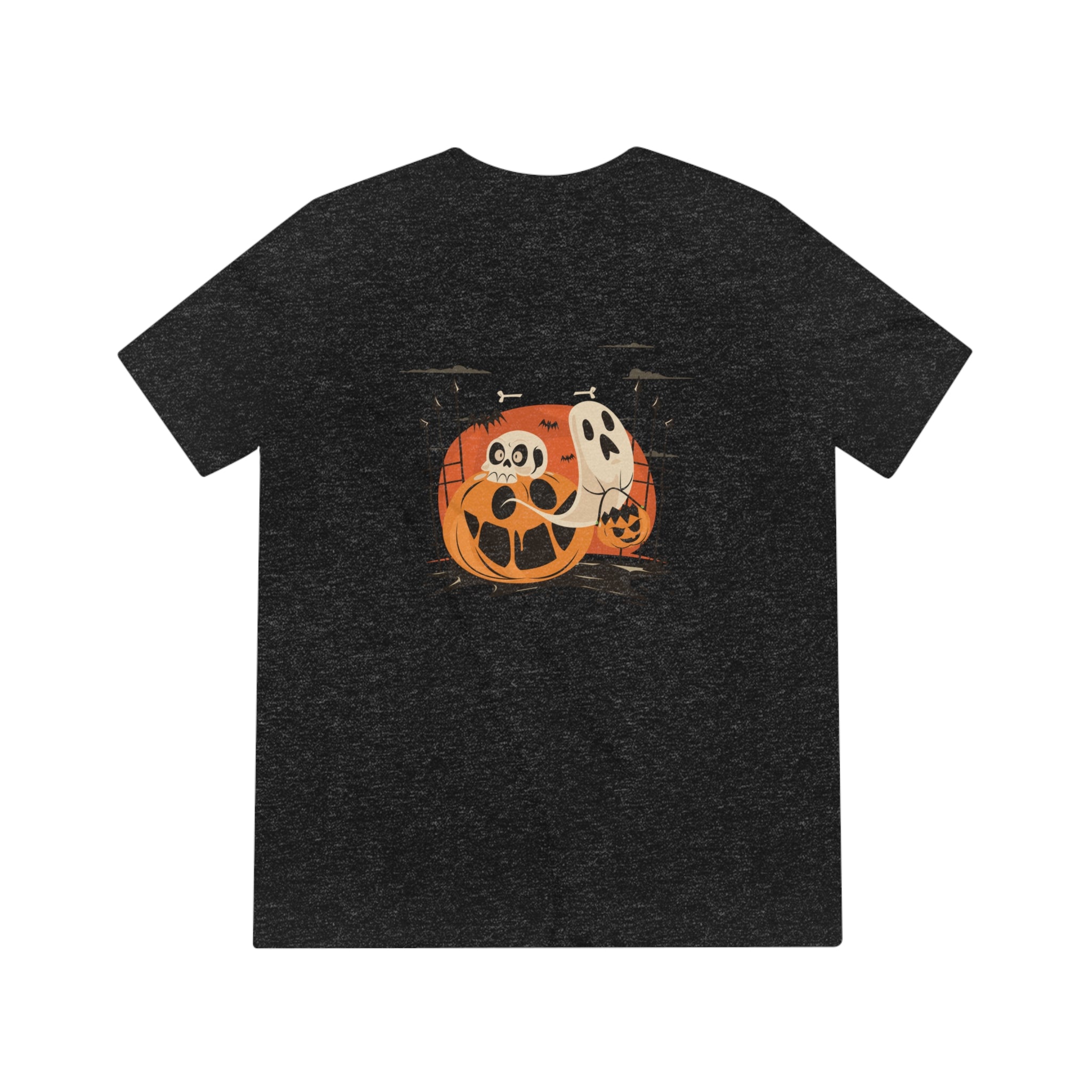 Halloween with Pumpkins | Unisex Triblend Tee