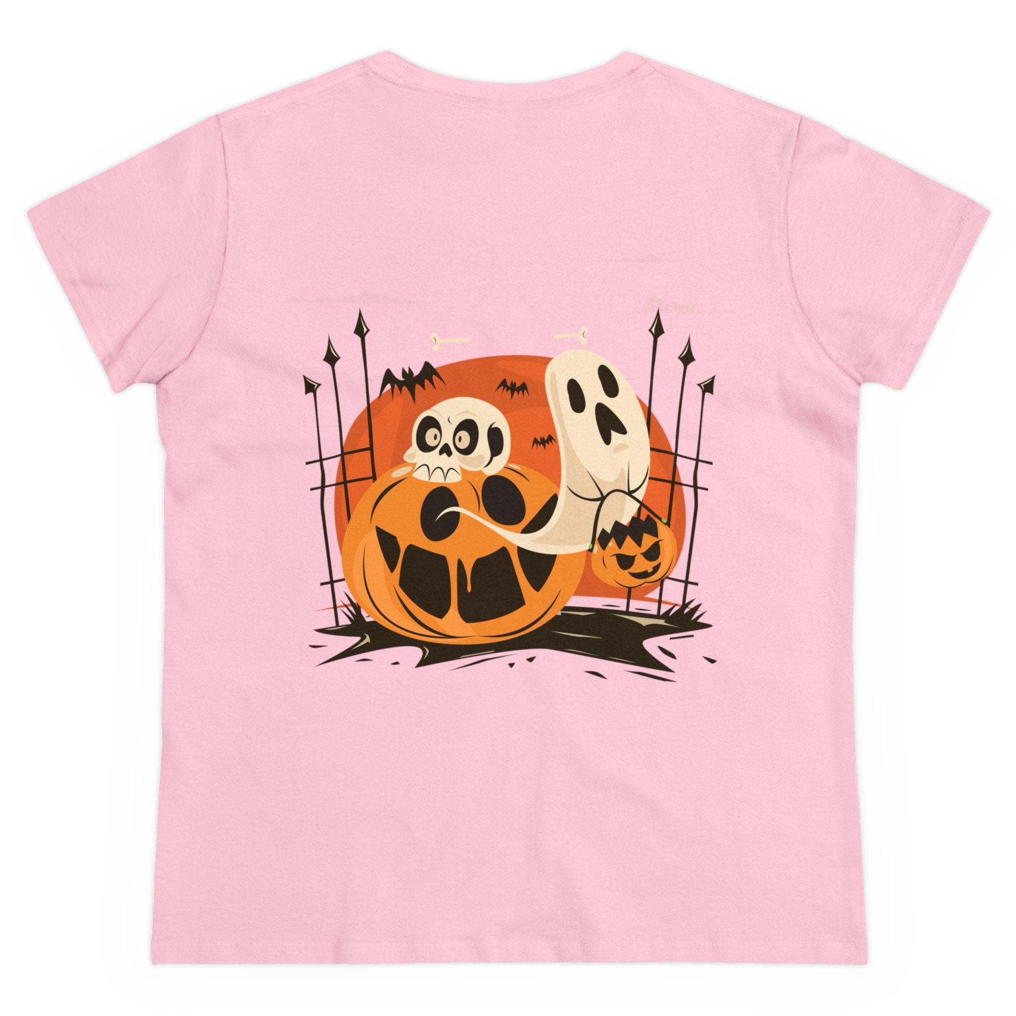 Halloween with Pumpkins | Women's Midweight Cotton Tee