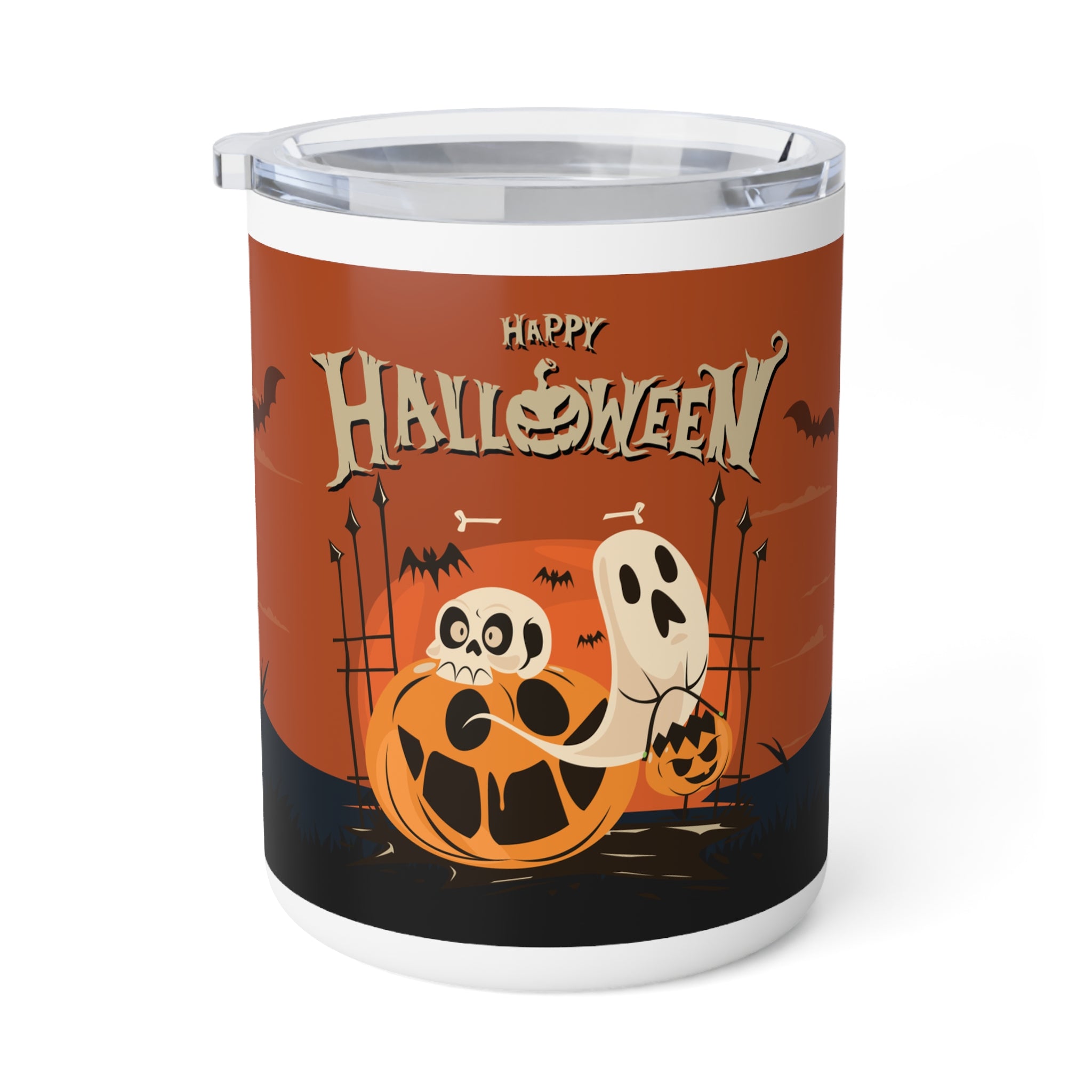 Happy Halloween with Pumpkin | Insulated Coffee Mug