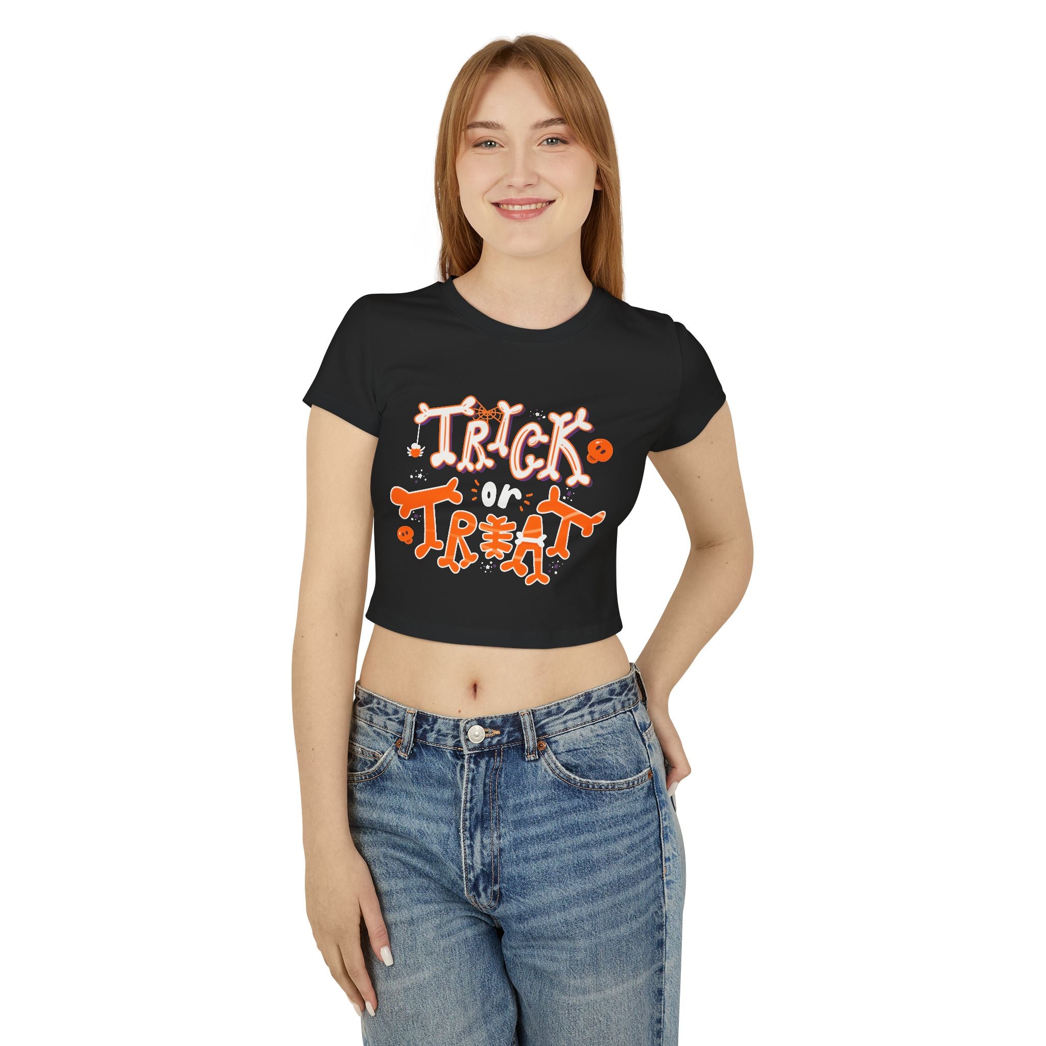 Halloween Trick or Treat | Women's Baby Tee