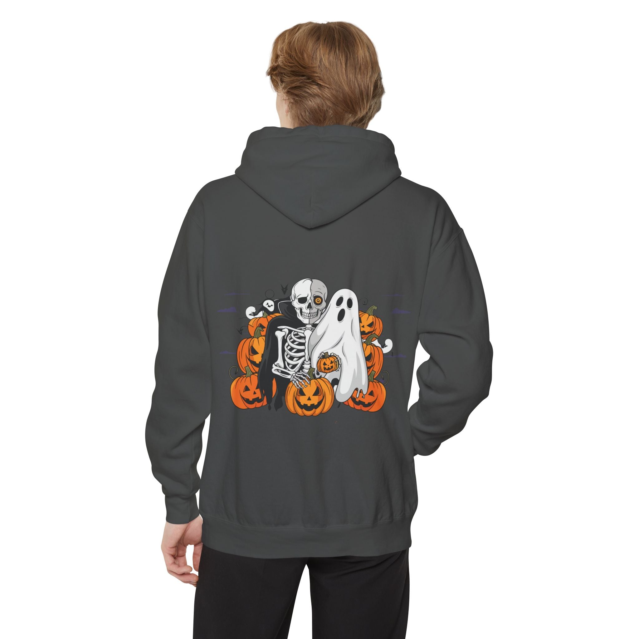 Halloween with Bats | Unisex Garment-Dyed Hoodie
