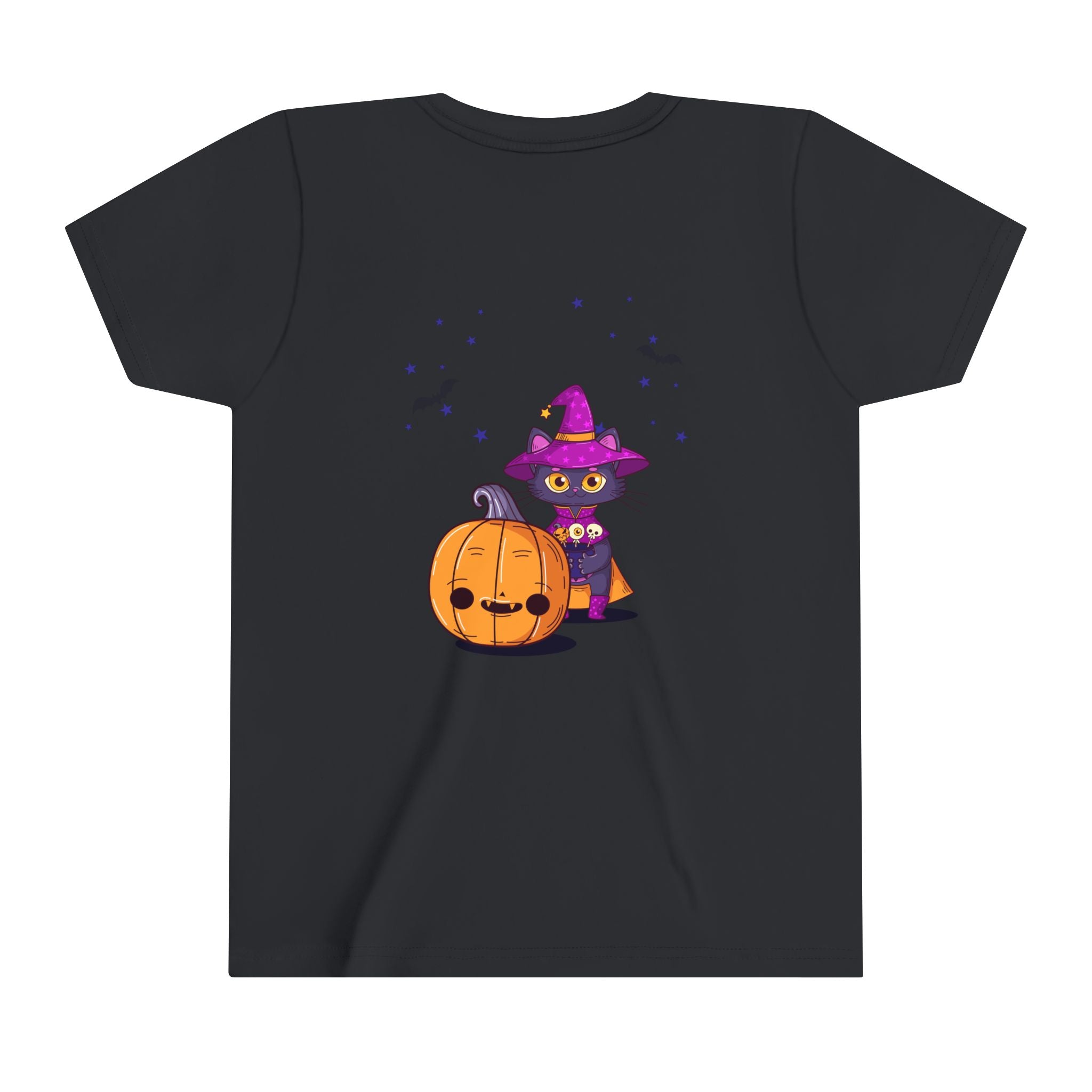 Halloween with Witch's Cats | Youth Short Sleeve Tee