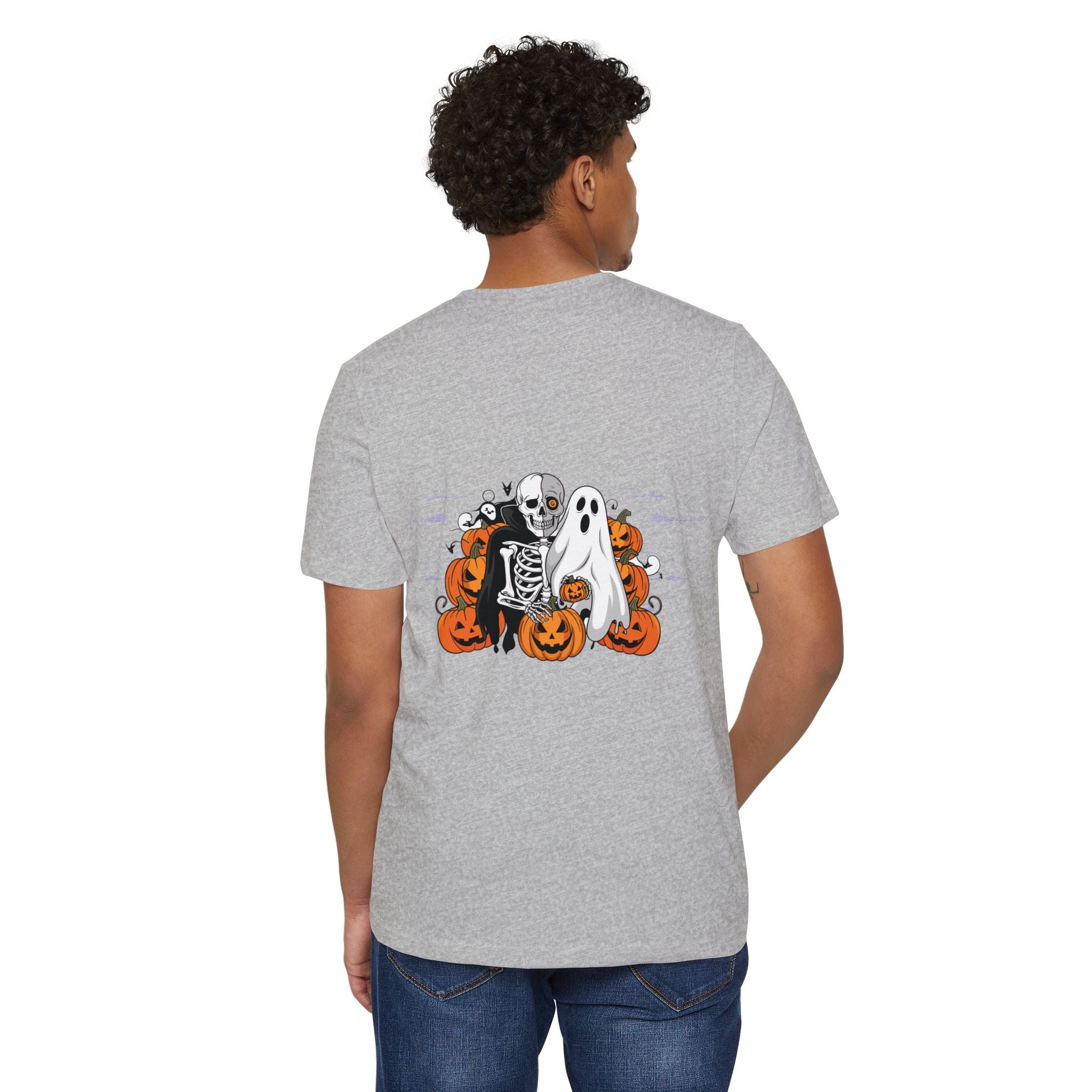 Halloween with Bats | Unisex Recycled Organic T-Shirt