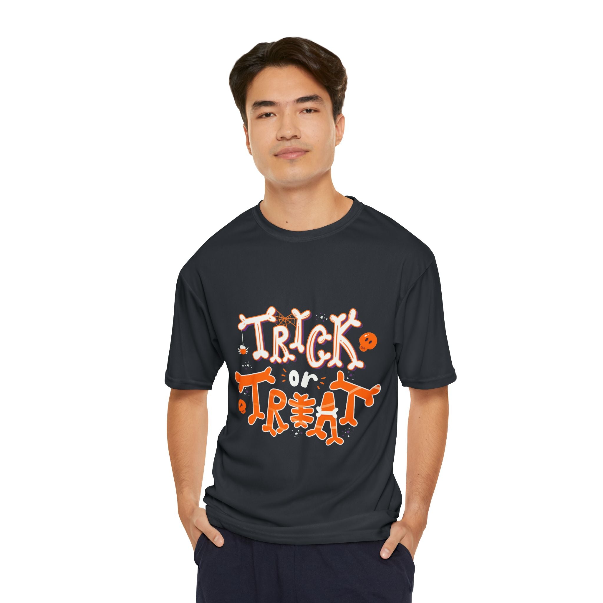 Halloween with Pumpkins | Men's Performance T-Shirt