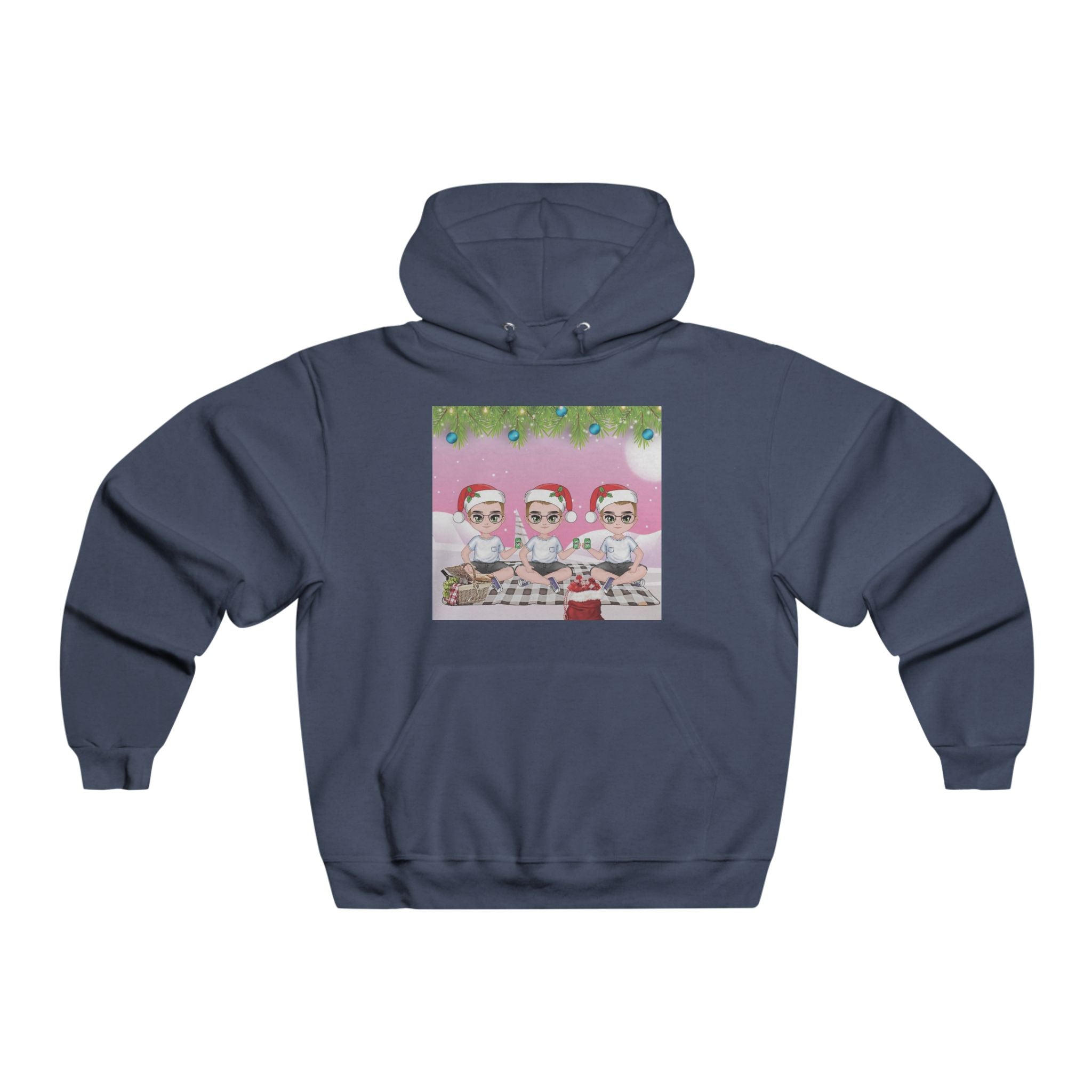 Christmas Friends | Men's NUBLEND® Hooded Sweatshirt