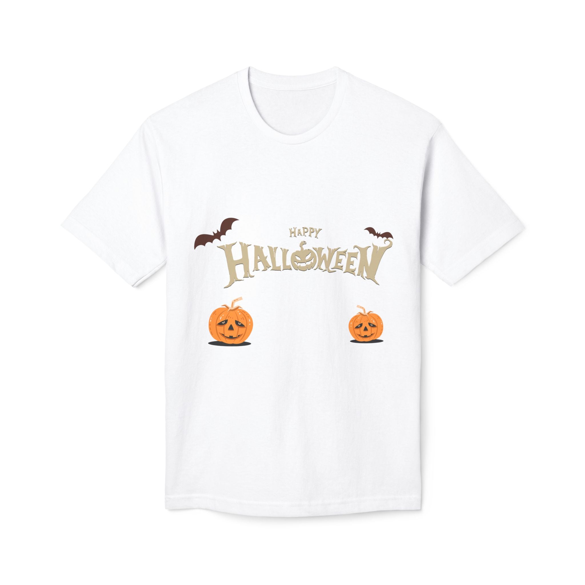 Halloween with Pumpkins | Unisex Midweight T-shirt, Made in US