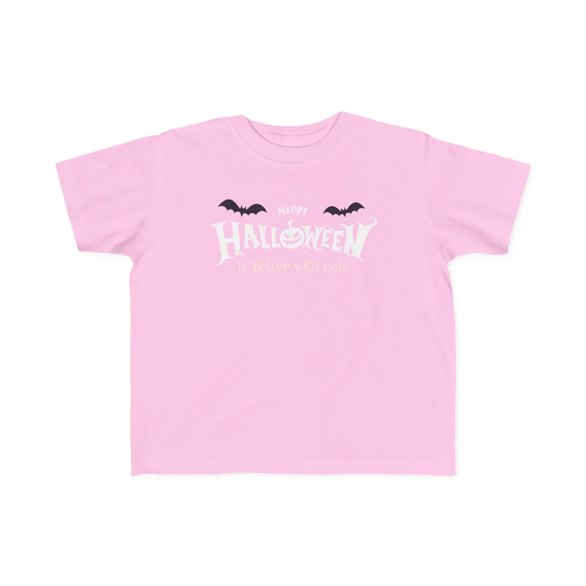 Halloween with Witch's Cats | Toddler's Fine Jersey Tee