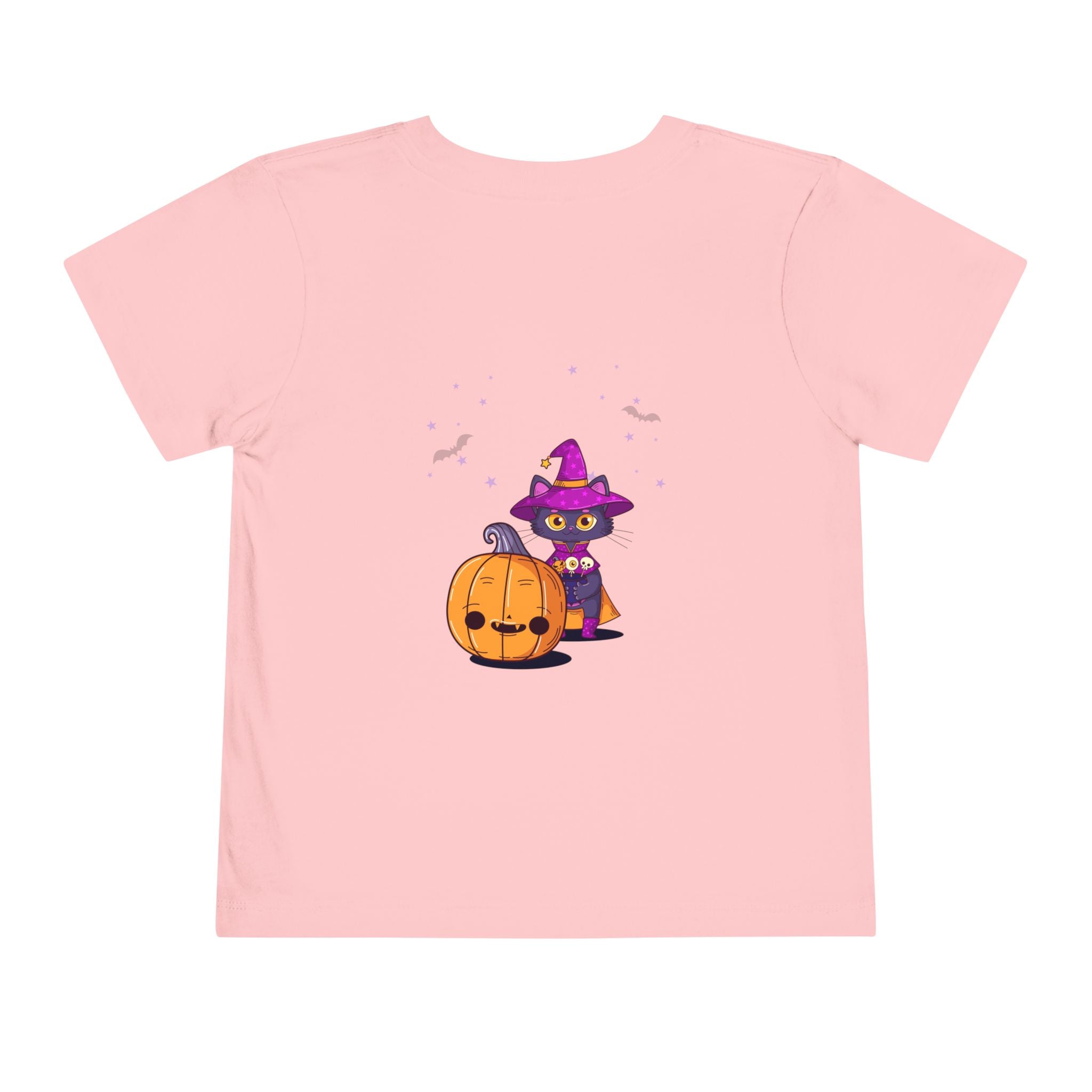 Halloween with Witch's Cats | Toddler Short Sleeve Tee