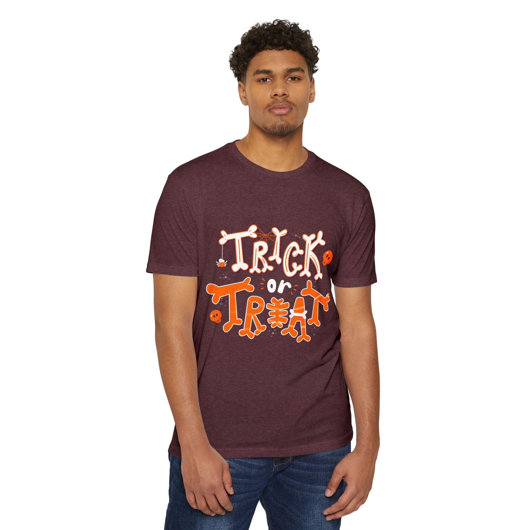 Halloween Trick or Treat | Unisex CVC Jersey T-shirt