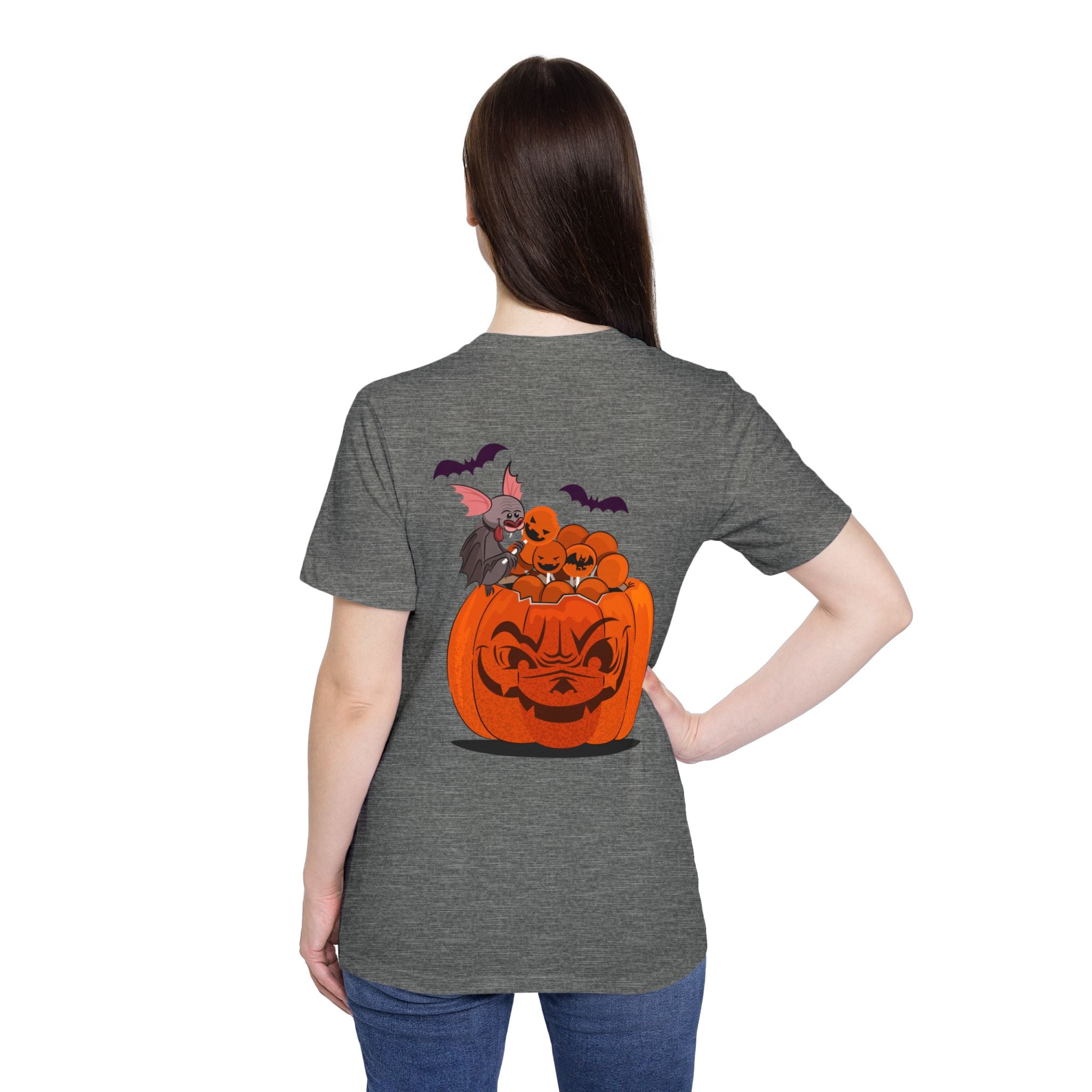 Halloween Trick or Treat | USA-Made Unisex Short-Sleeve Jersey T-Shirt