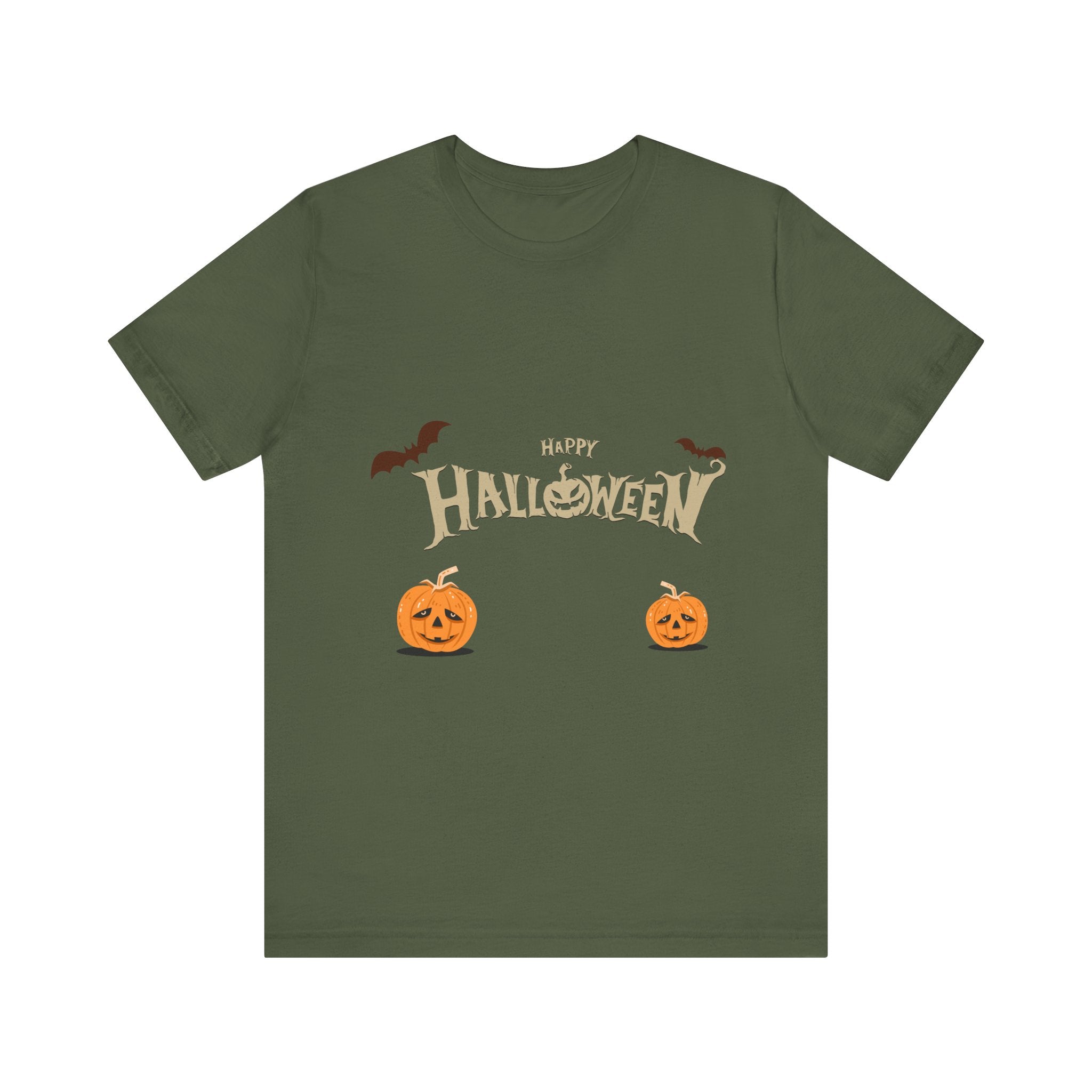 Halloween with Pumpkins | Unisex Jersey Short Sleeve Tee