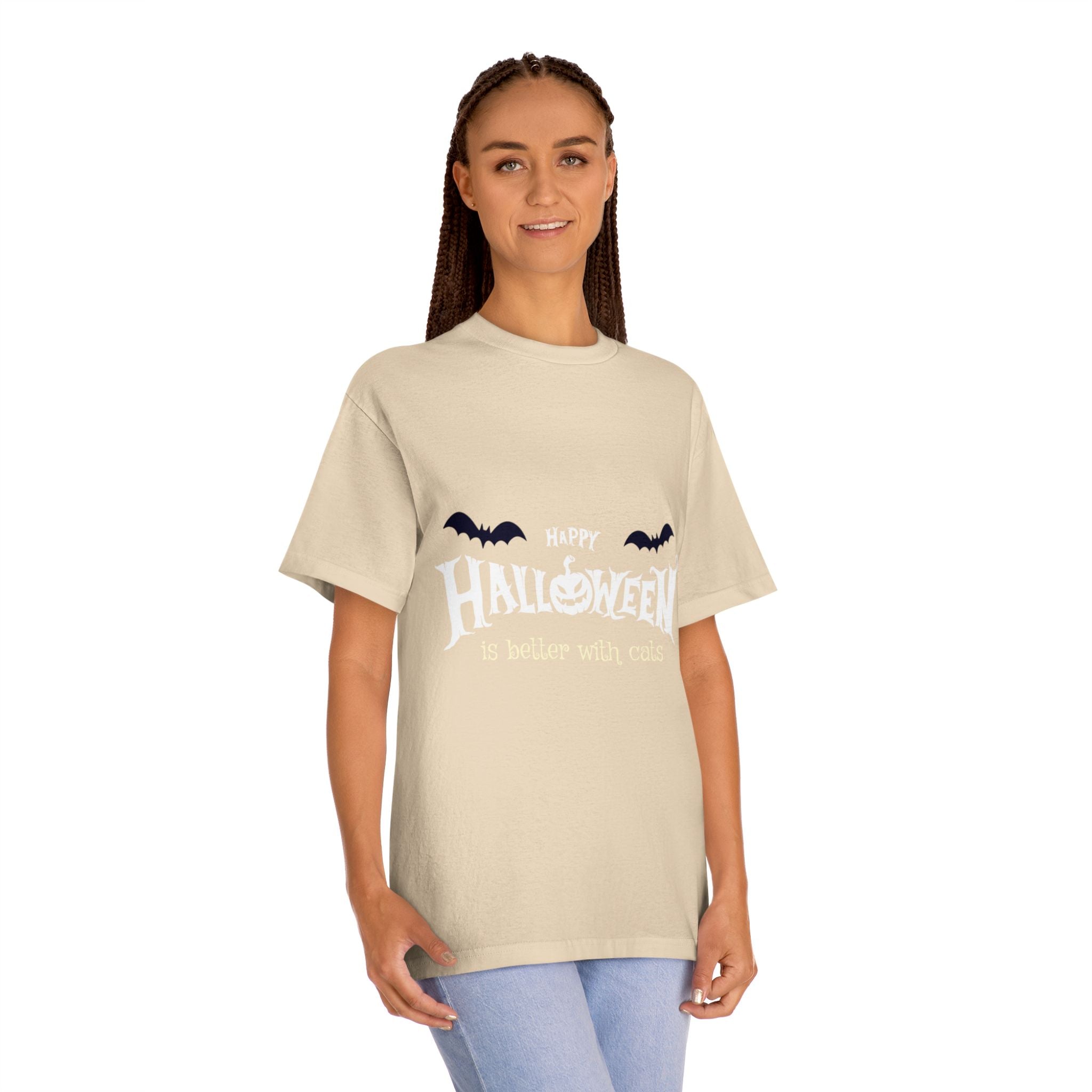 Halloween with Witch's Cats | Unisex Classic Tee