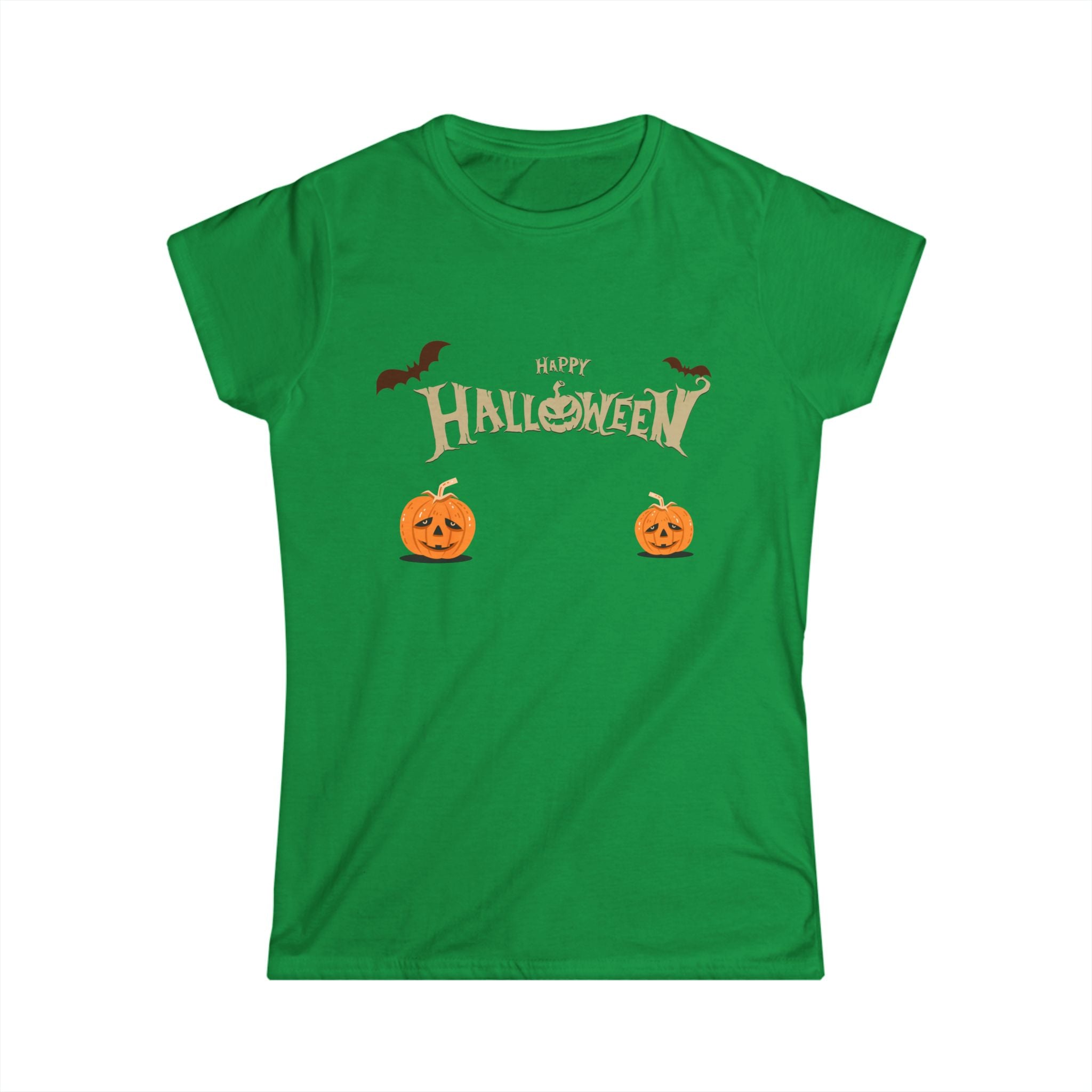 Halloween with Pumpkins | Women's Softstyle Tee