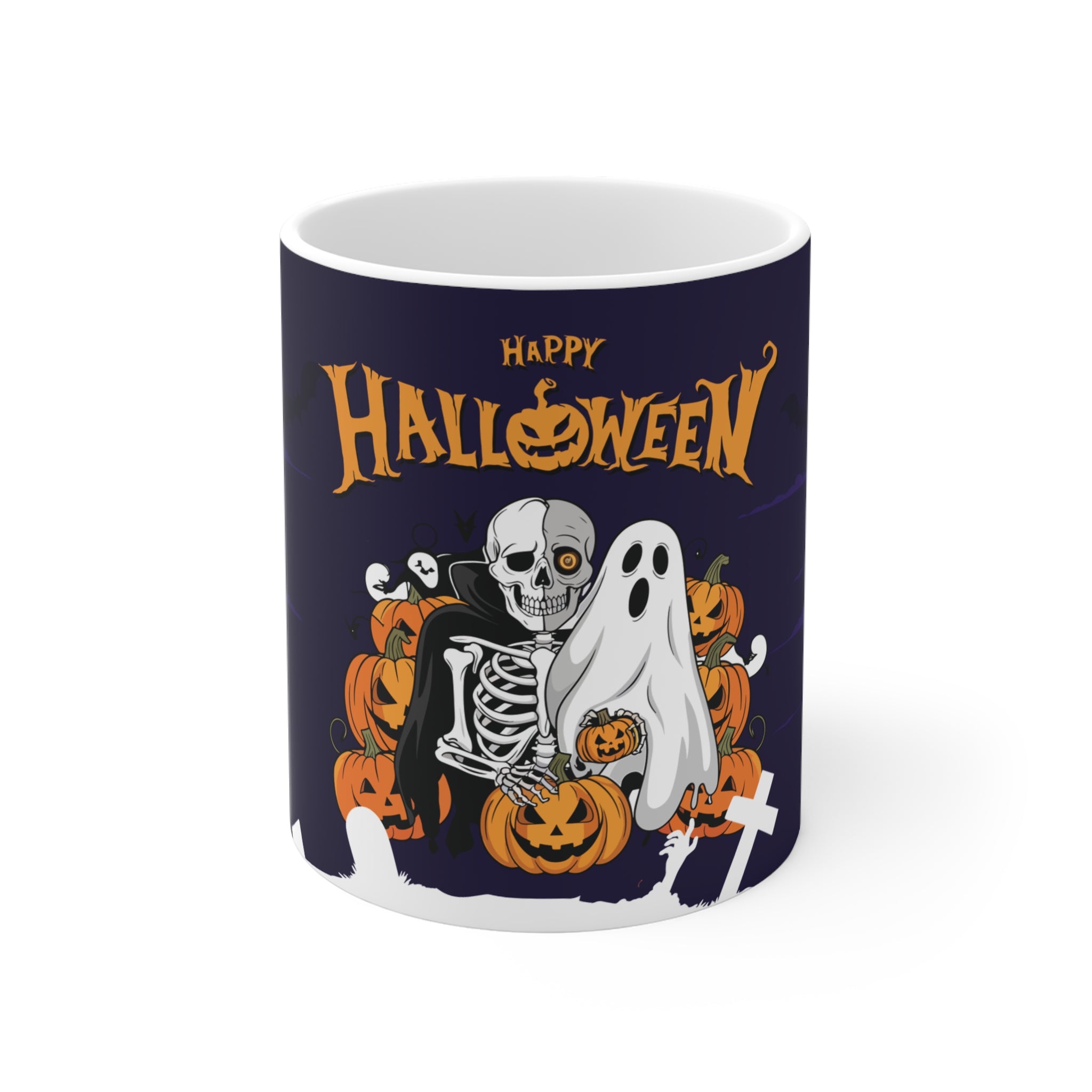 Halloween is Better with Skeleton | Ceramic Mugs