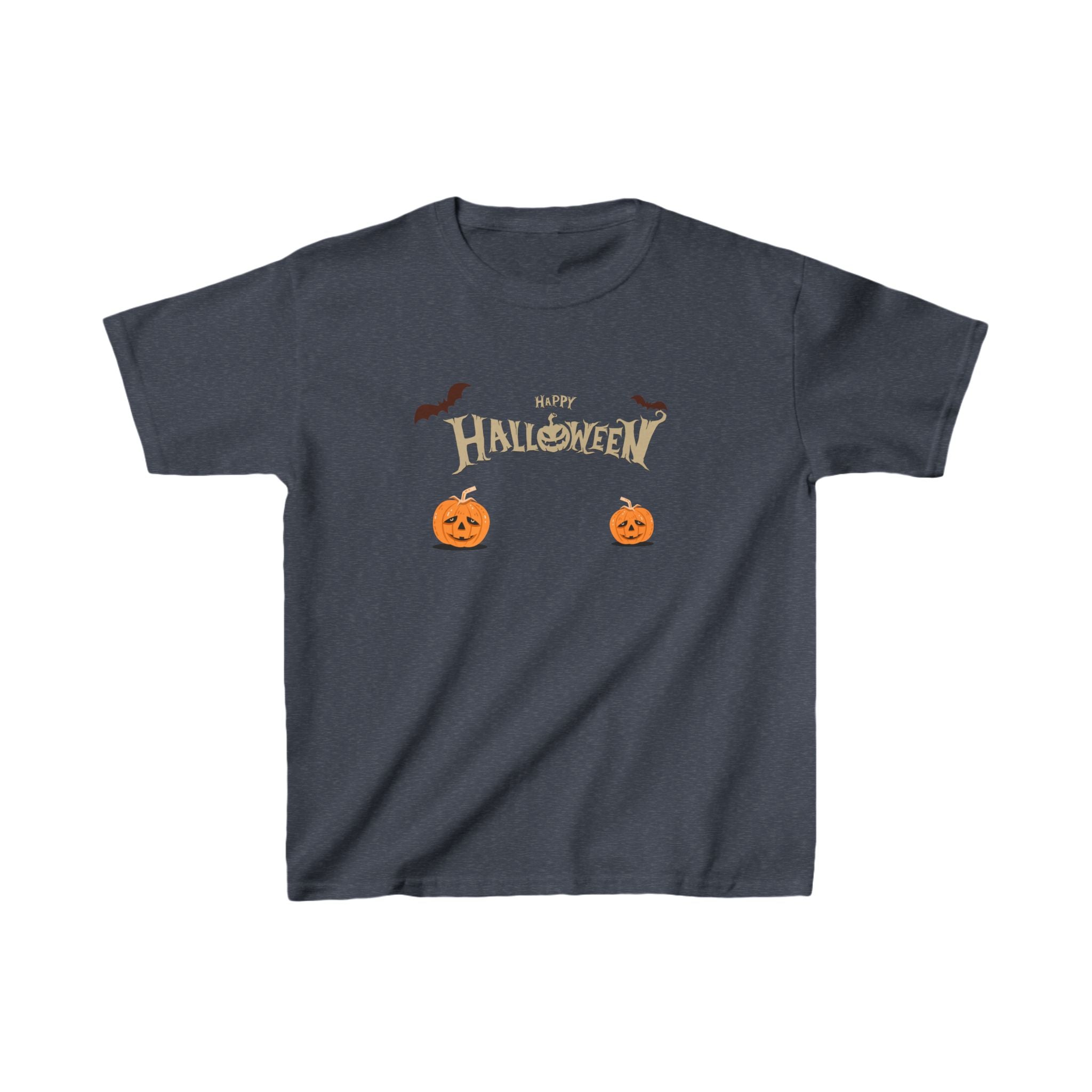 Halloween with Pumpkins | Kids Heavy Cotton Tee