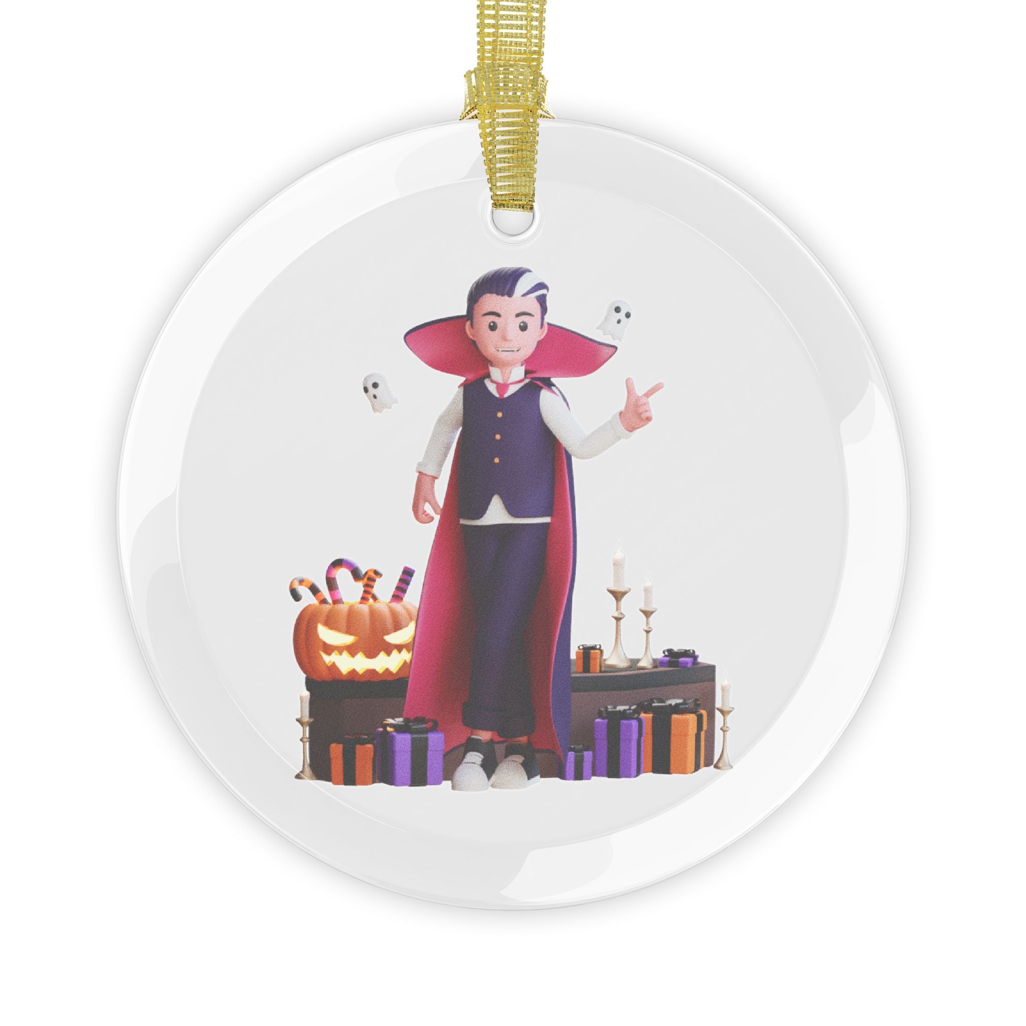 Vampire’s Halloween Gift Surprise | Glass Ornaments