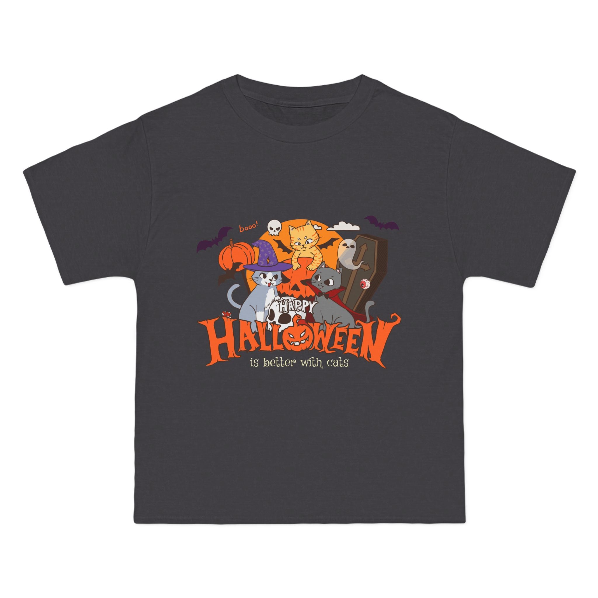 Halloween is Better with Cats | Beefy-T®  Short-Sleeve T-Shirt