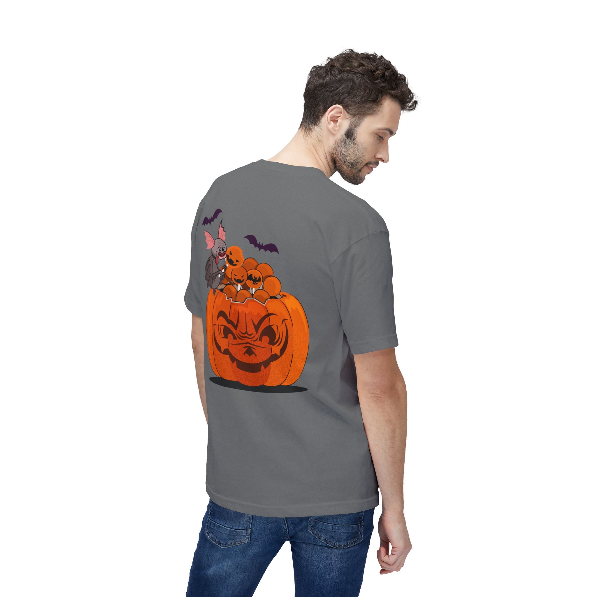 Halloween Trick or Treat | Unisex Midweight T-shirt, Made in US