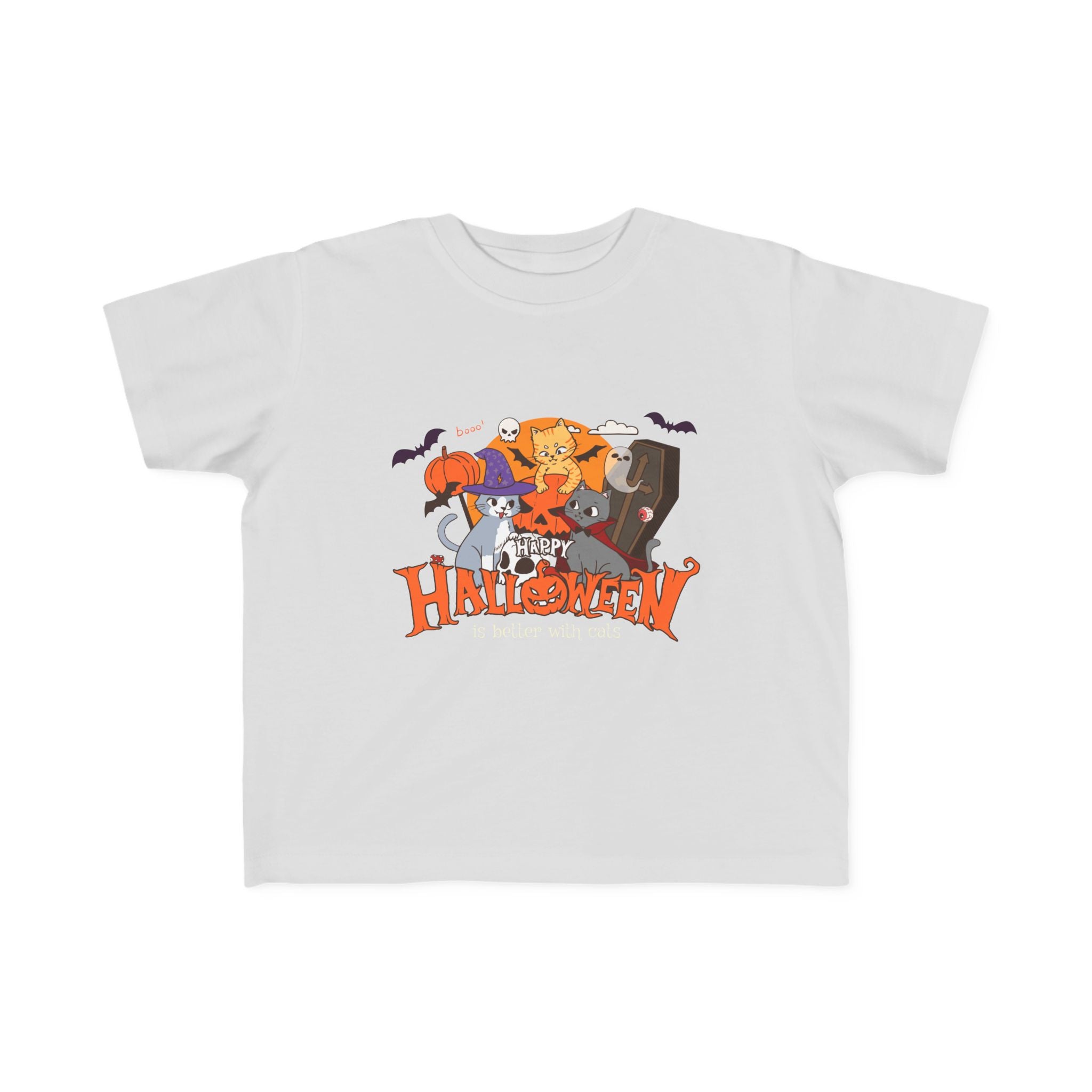 Halloween is Better with Cats | Toddler's Fine Jersey Tee