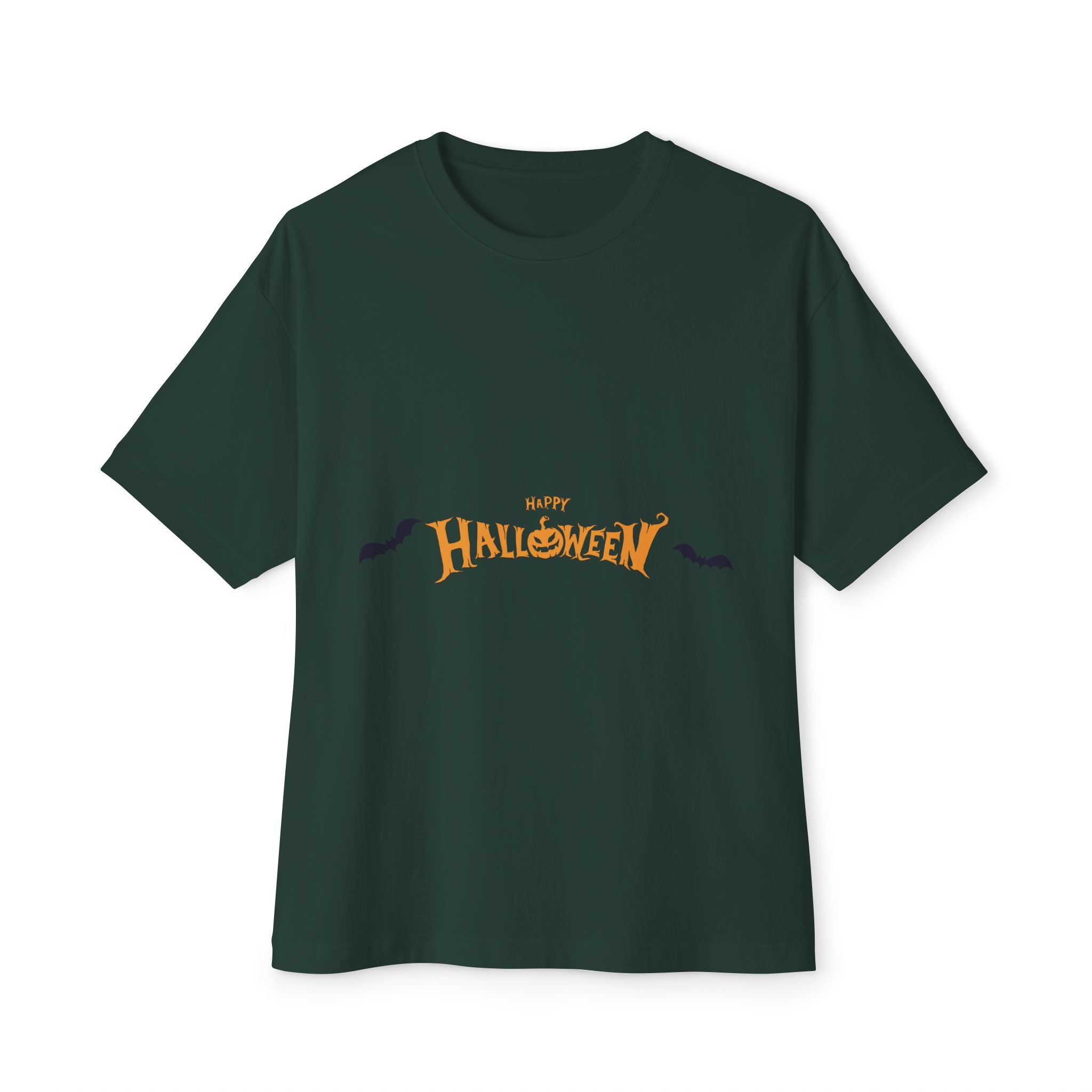Halloween with Bats | Unisex Oversized Boxy Tee