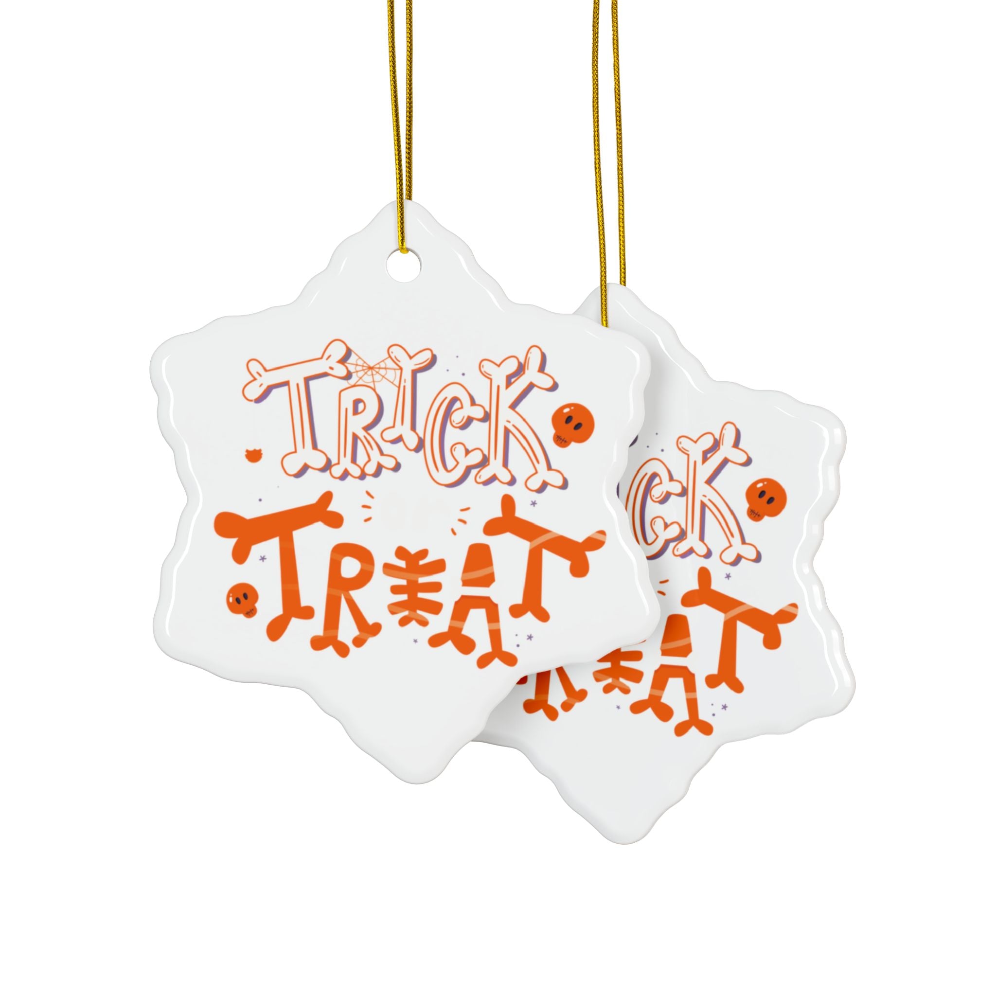 Halloween Trick or Treat | Ceramic Ornaments
