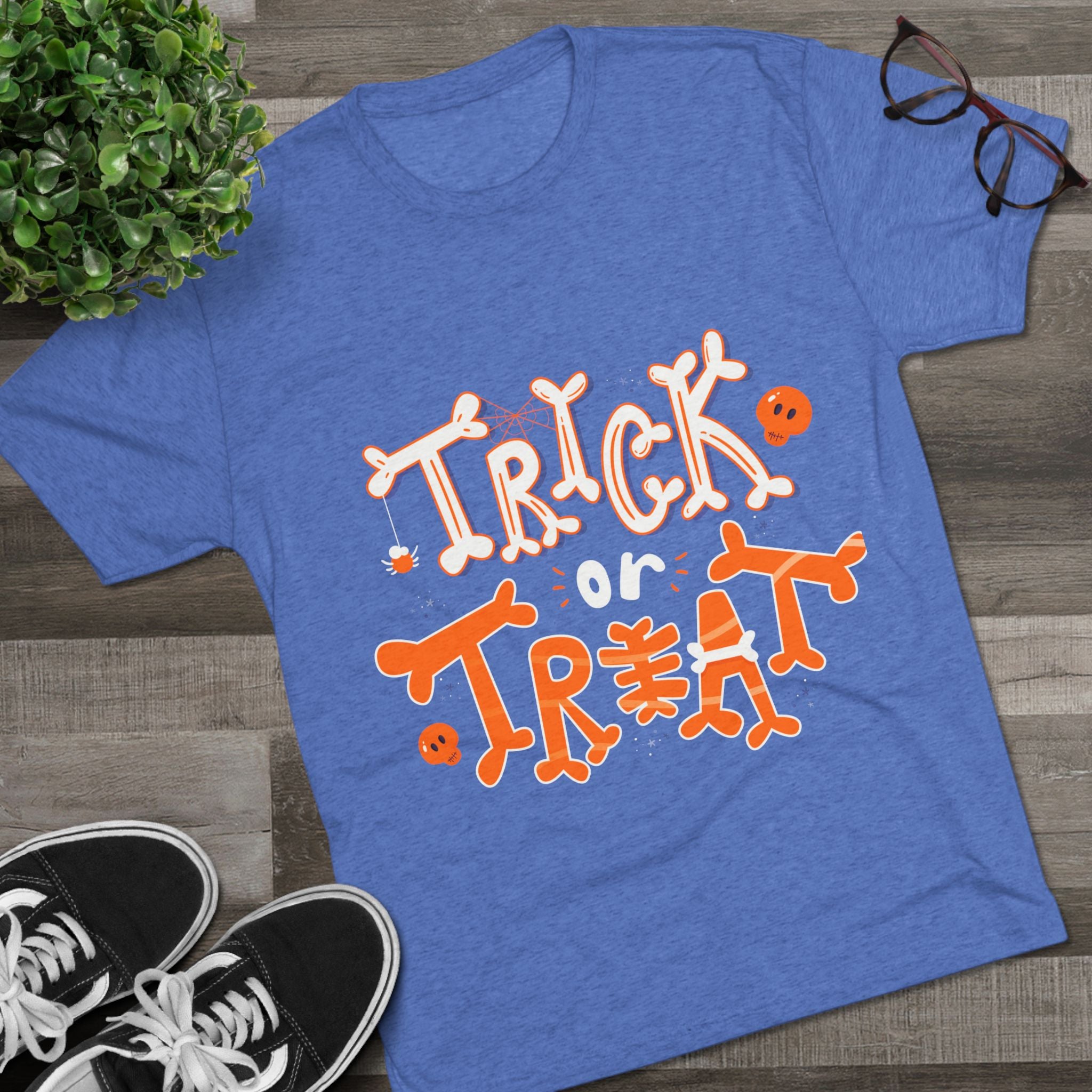 Halloween Trick or Treat | Unisex Tri-Blend Crew Tee