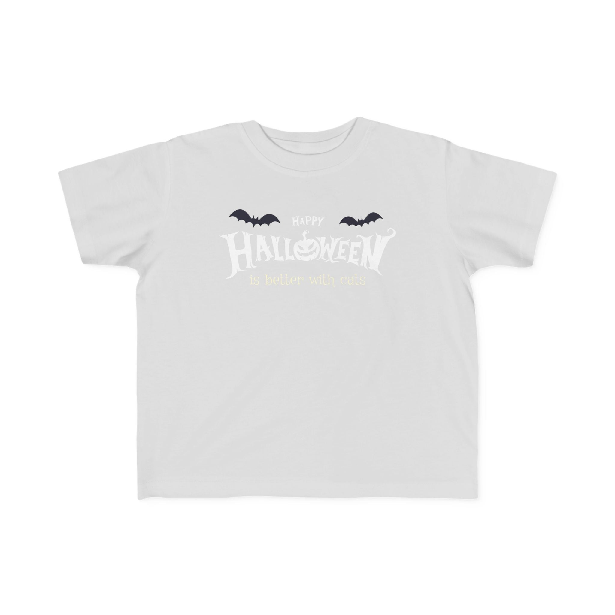 Halloween with Witch's Cats | Toddler's Fine Jersey Tee