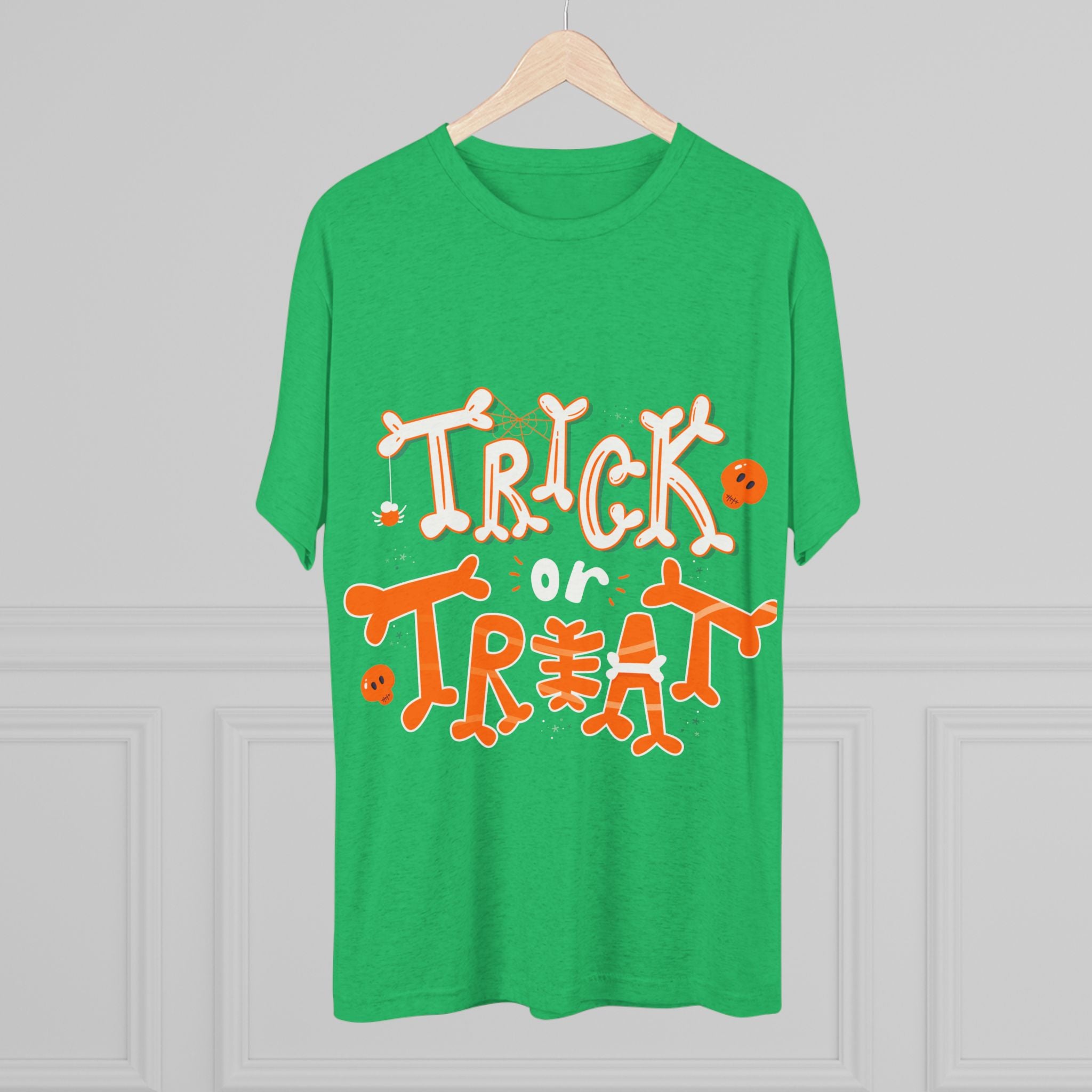 Halloween Trick or Treat | Unisex Tri-Blend Crew Tee