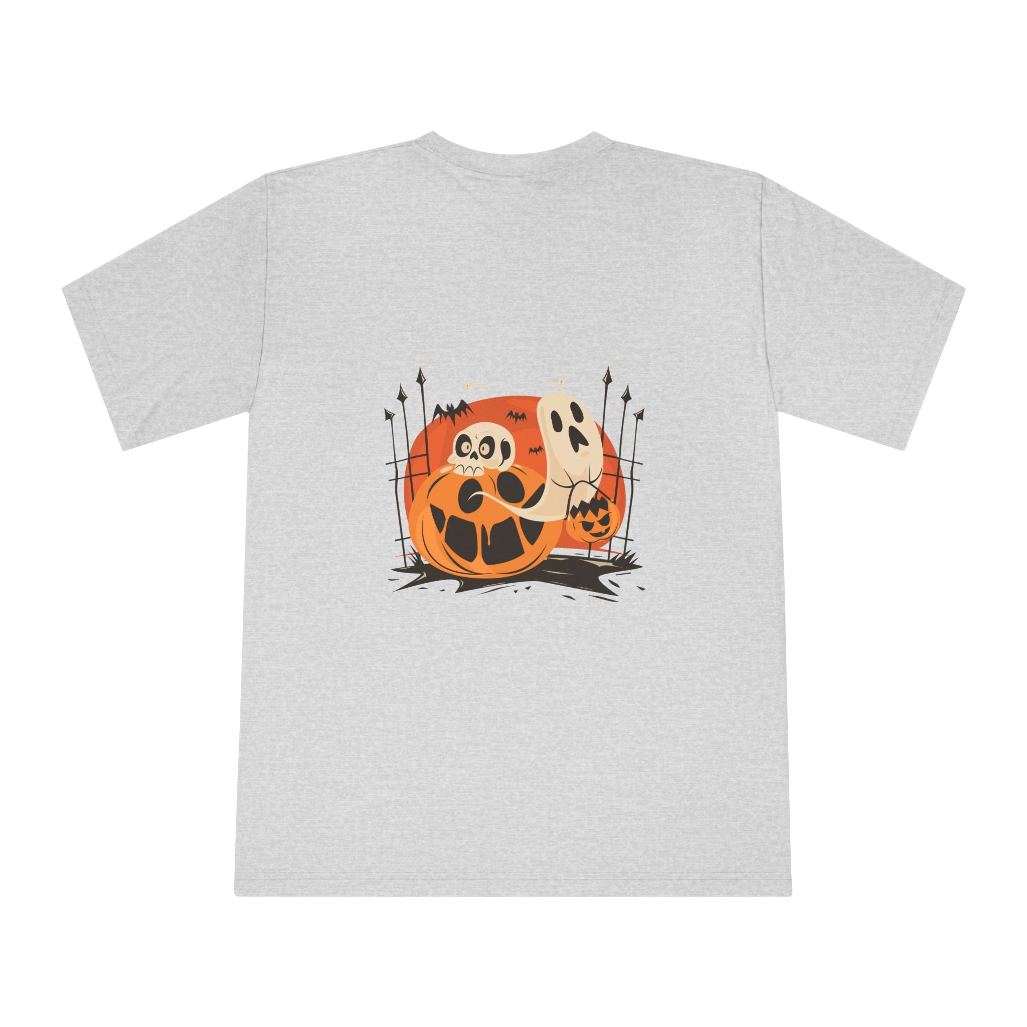 Halloween with Pumpkins | Unisex Classic Crewneck T-Shirt