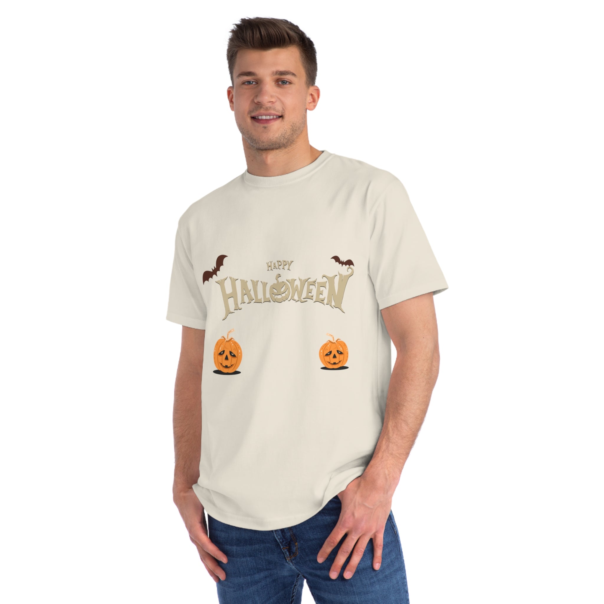 Halloween with Pumpkins | Organic Unisex Classic T-Shirt