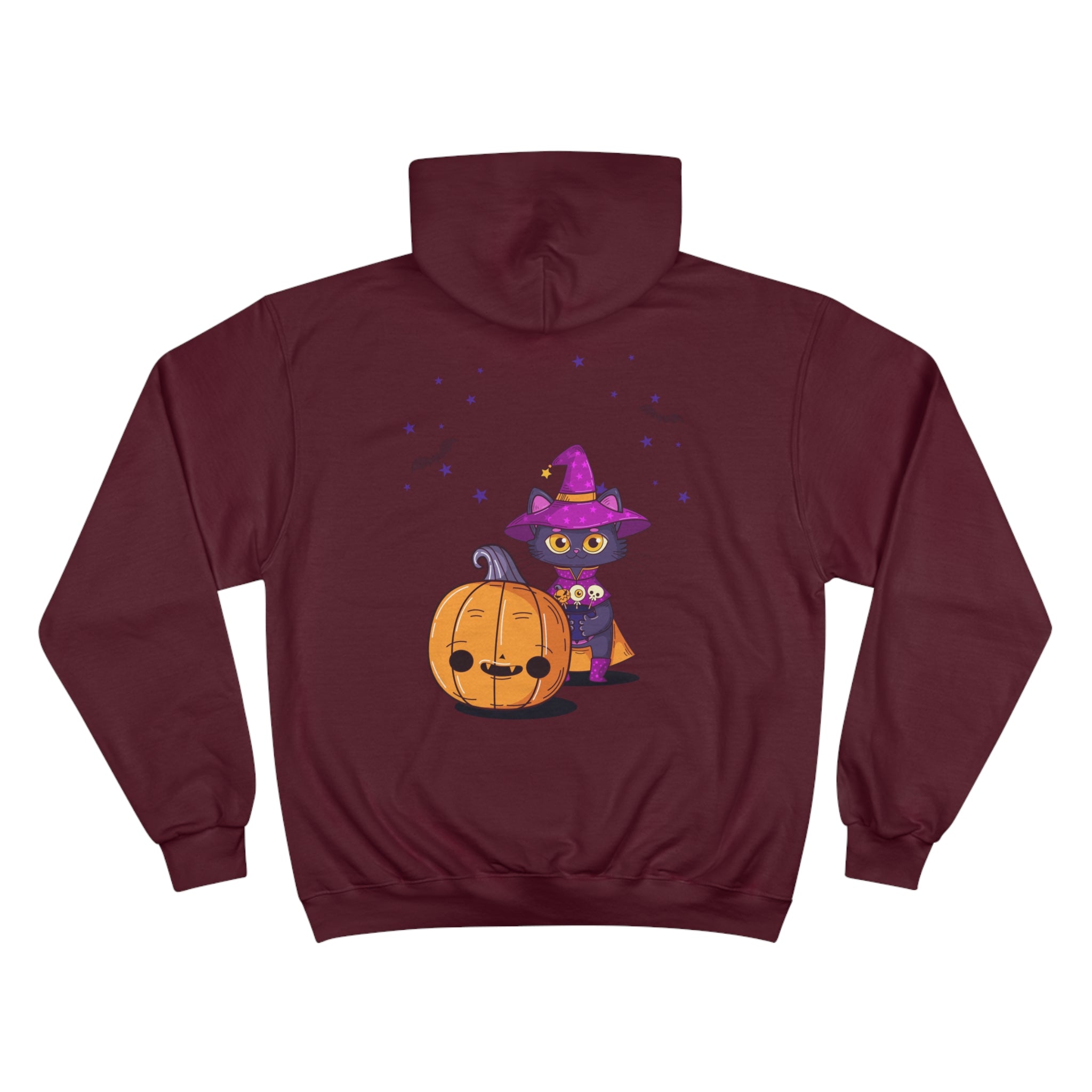 Halloween with Witch's Cats | Champion Hoodie