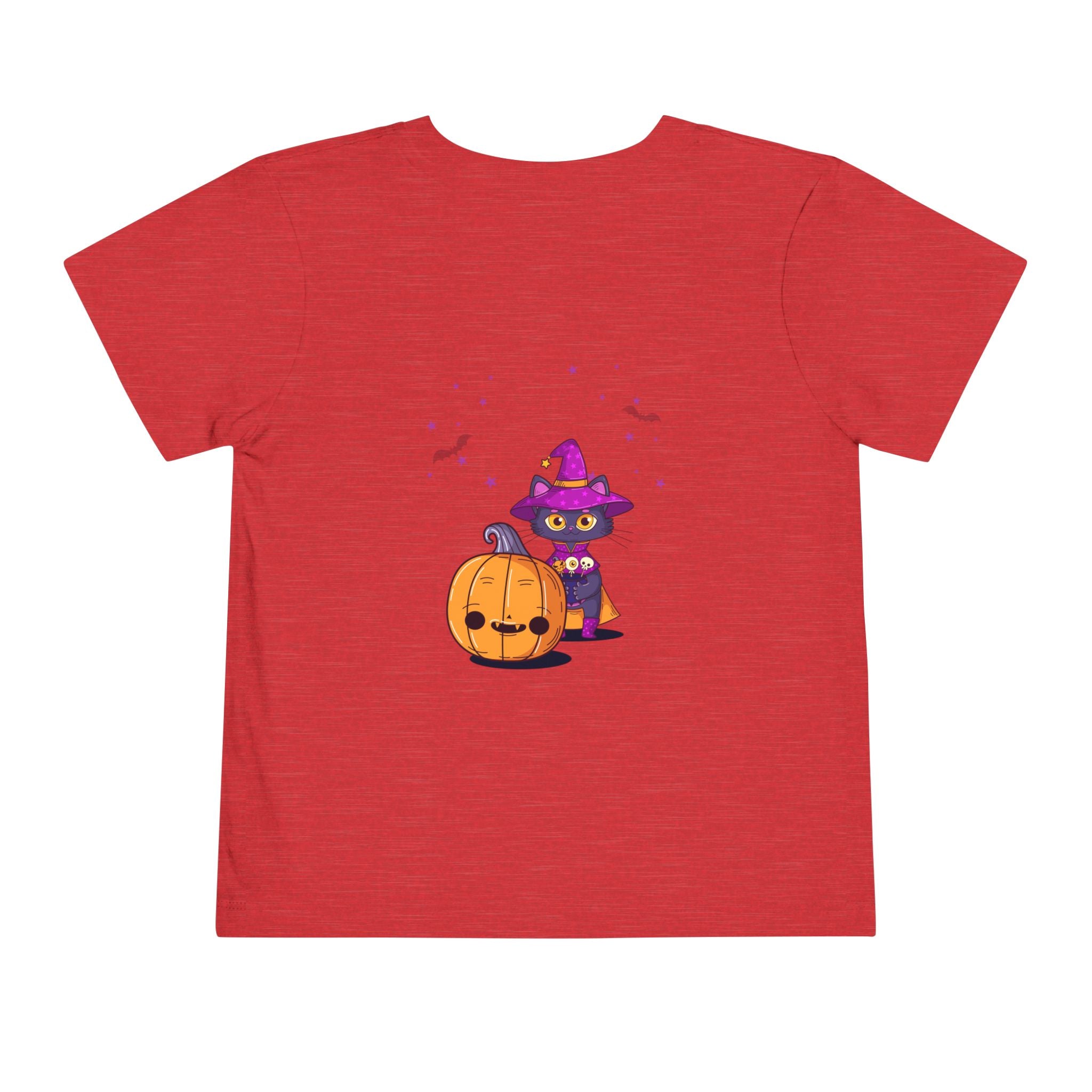 Halloween with Witch's Cats | Toddler Short Sleeve Tee