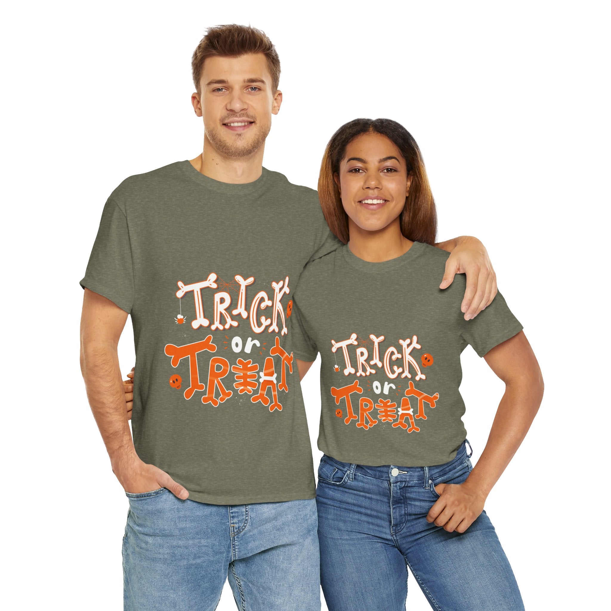 Halloween Trick or Treat | Unisex Heavy Cotton Tee