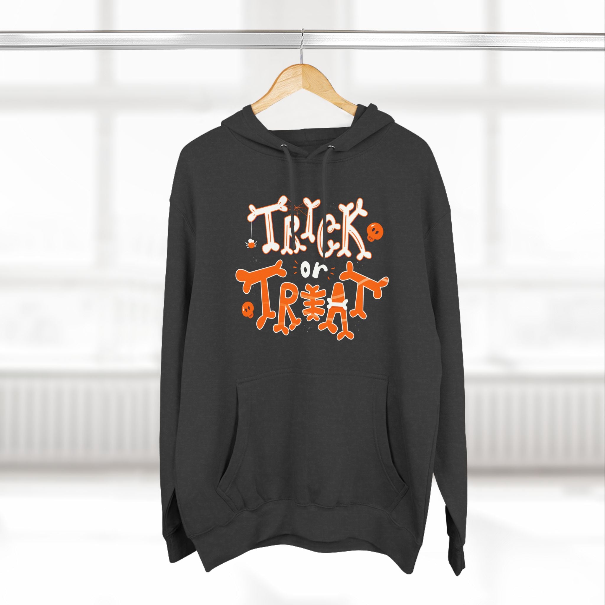 Halloween Trick or Treat | Three-Panel Fleece Hoodie