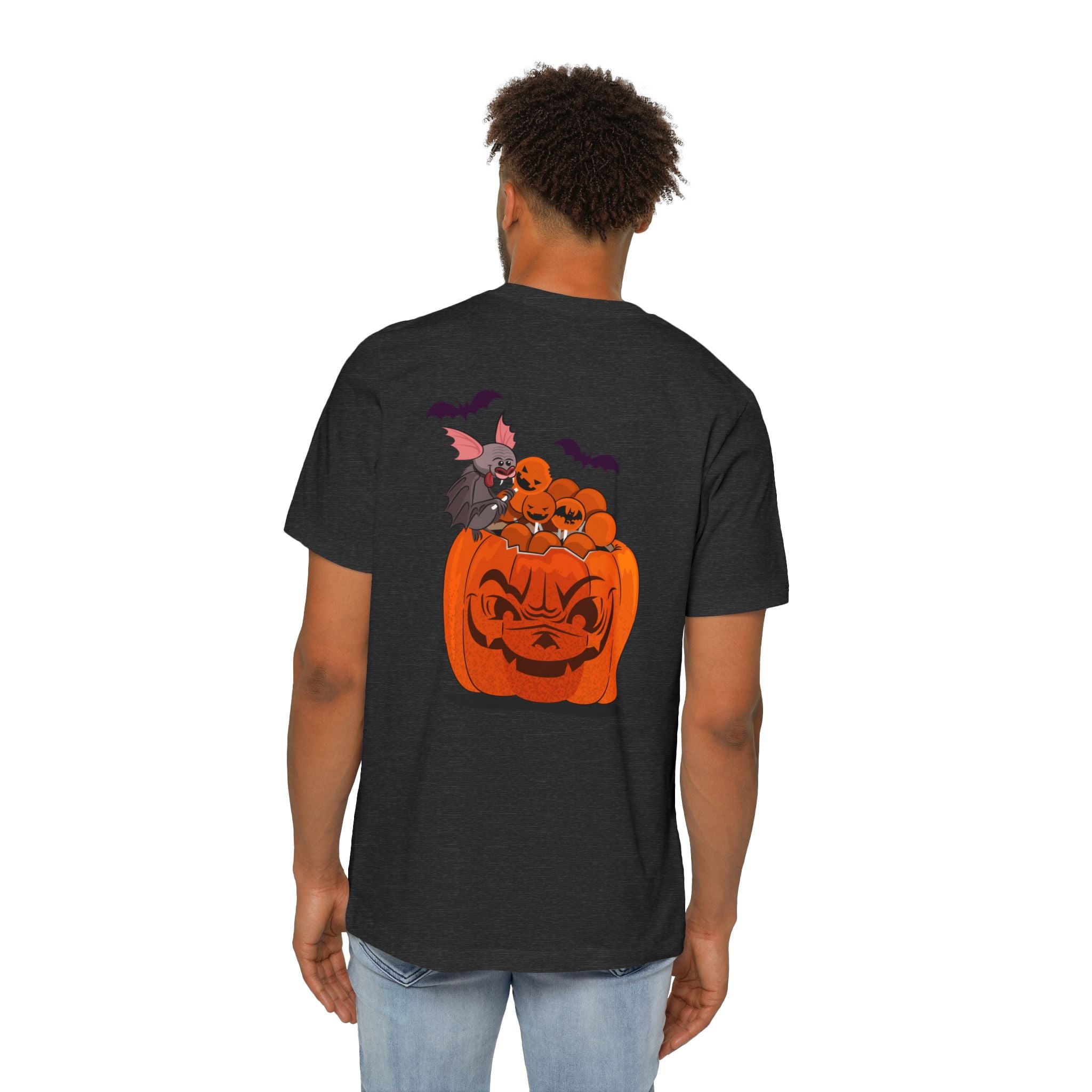Halloween Trick or Treat | USA-Made Unisex Short-Sleeve Jersey T-Shirt