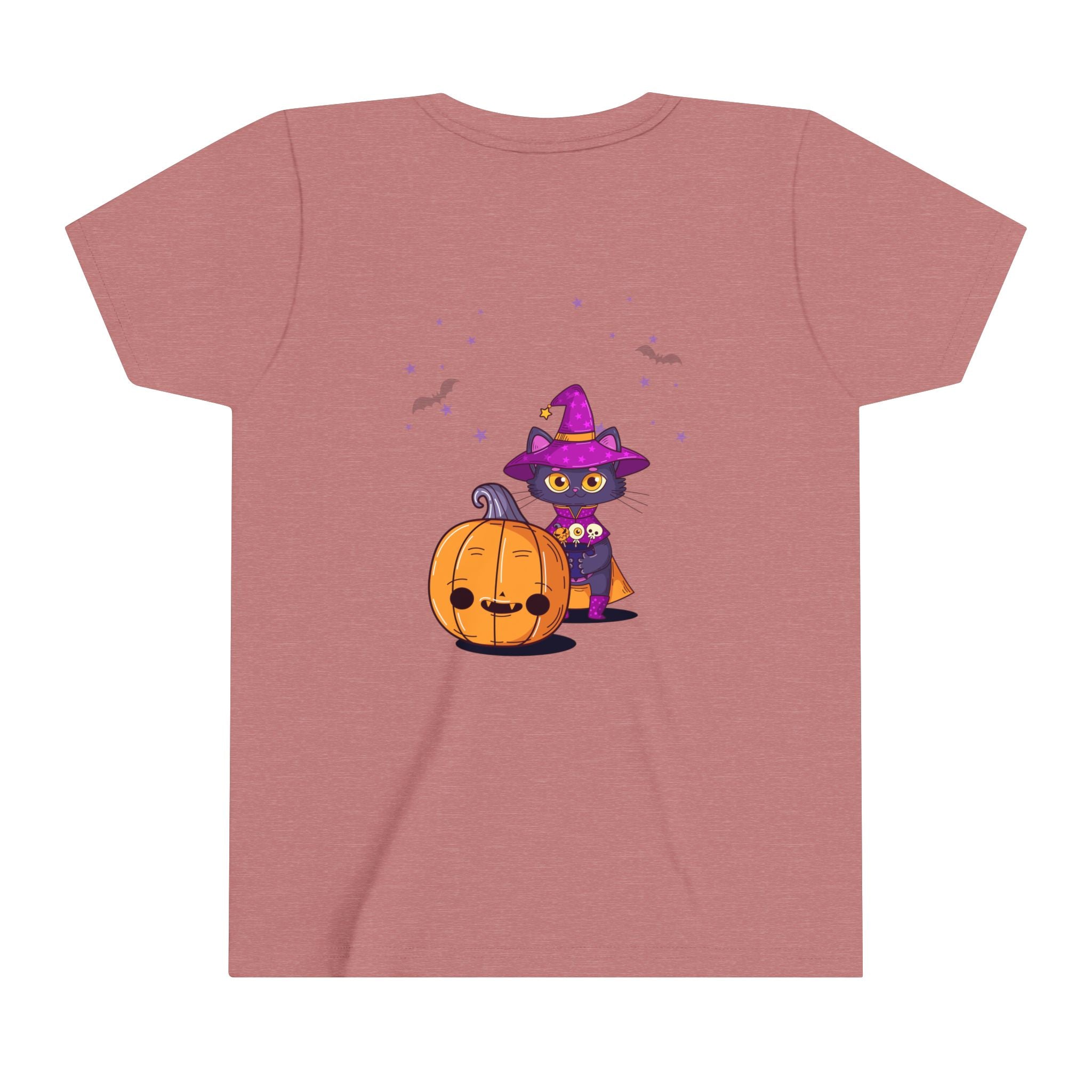 Halloween with Witch's Cats | Youth Short Sleeve Tee