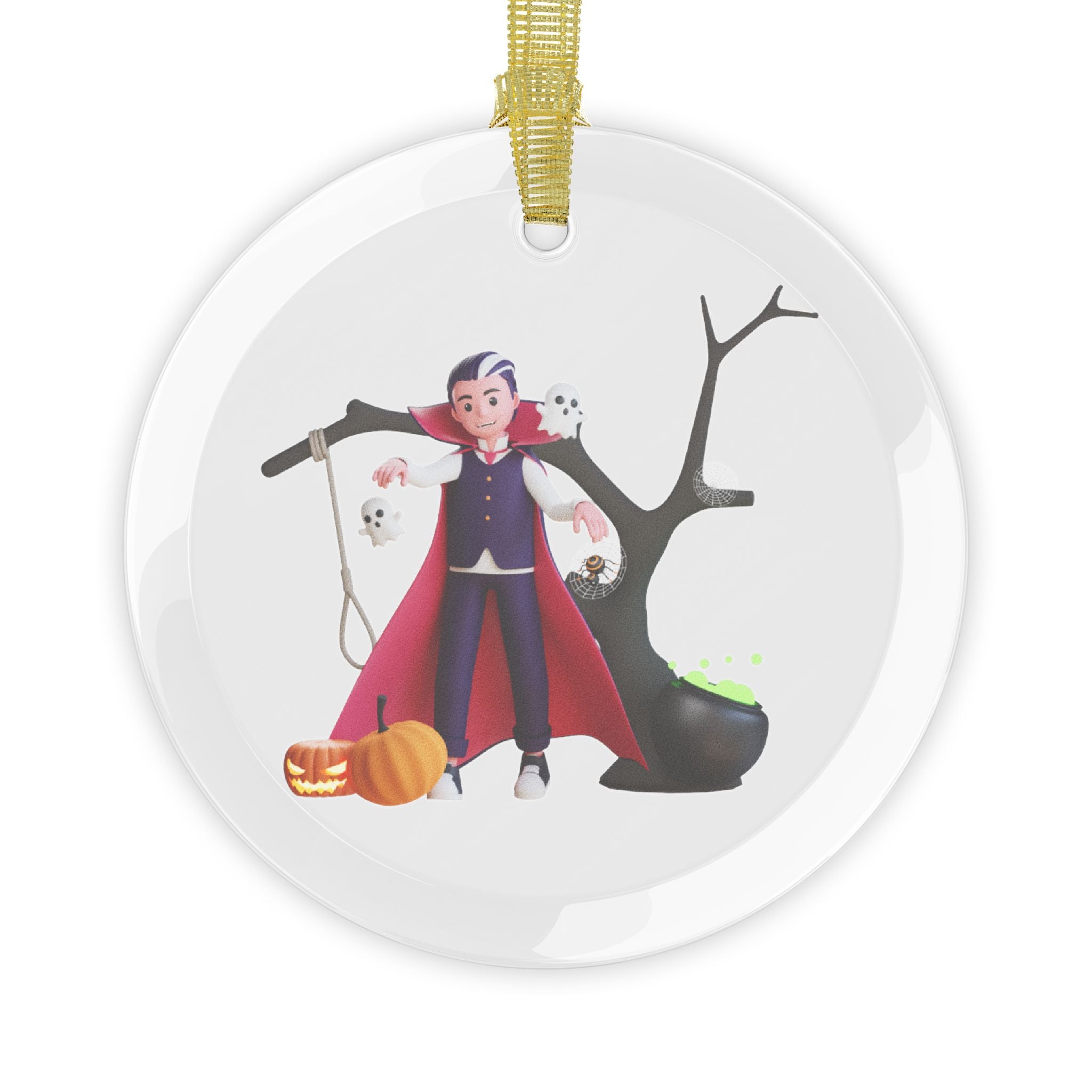 Vampire’s Haunting Halloween | Glass Ornaments