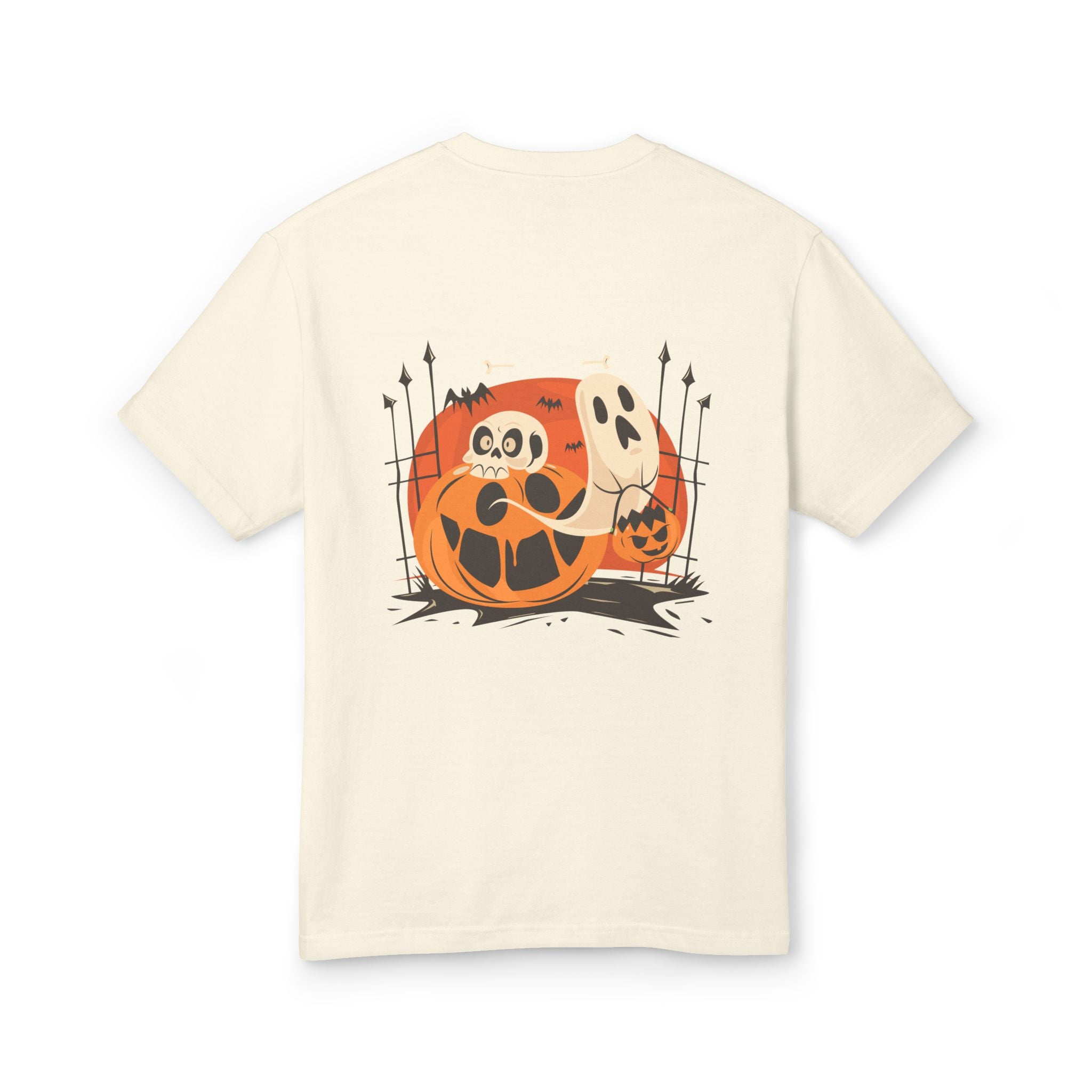 Halloween with Pumpkins | Unisex Garment-Dyed Heavyweight Cotton Tee