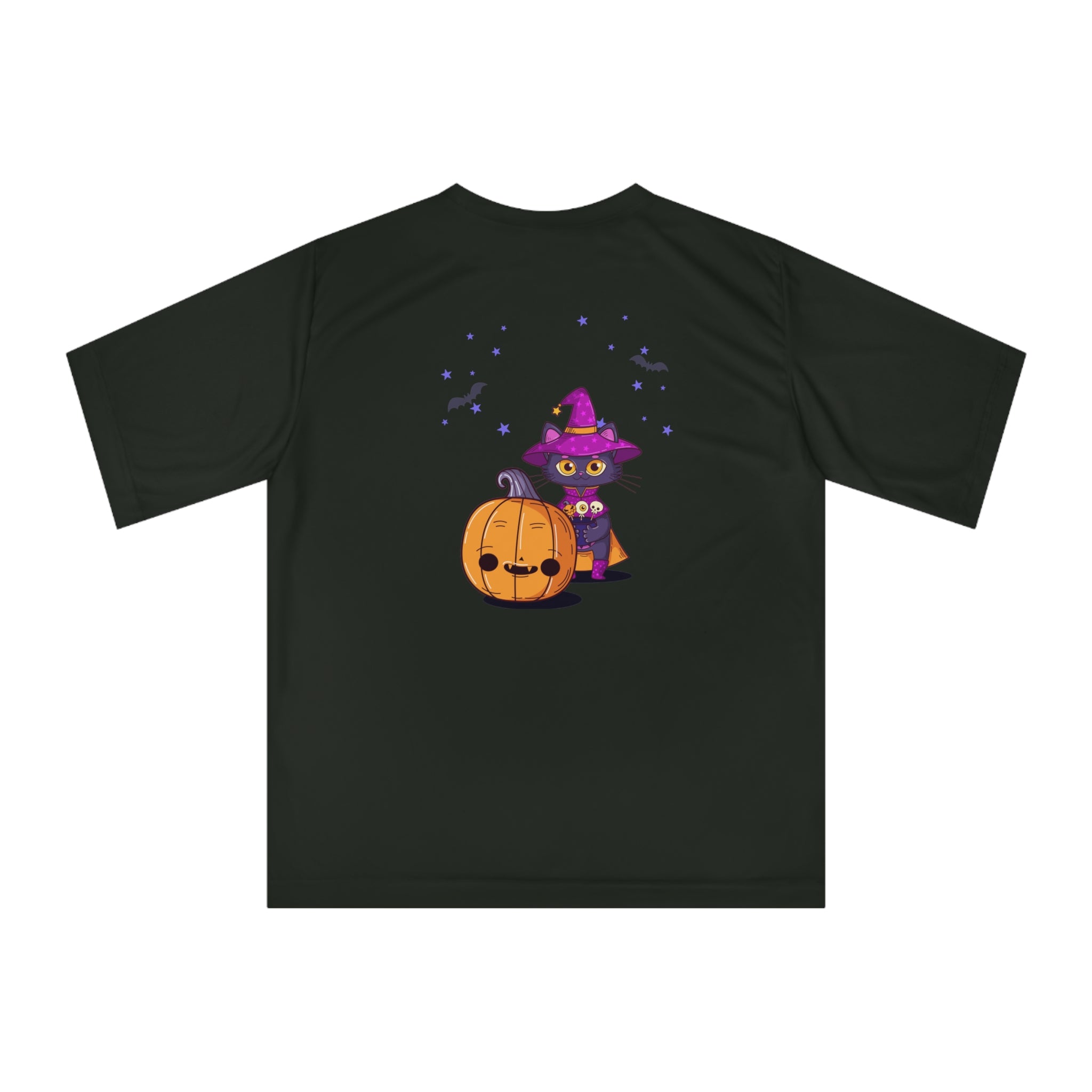 Halloween with Witch's Cats | Unisex Zone Performance T-shirt