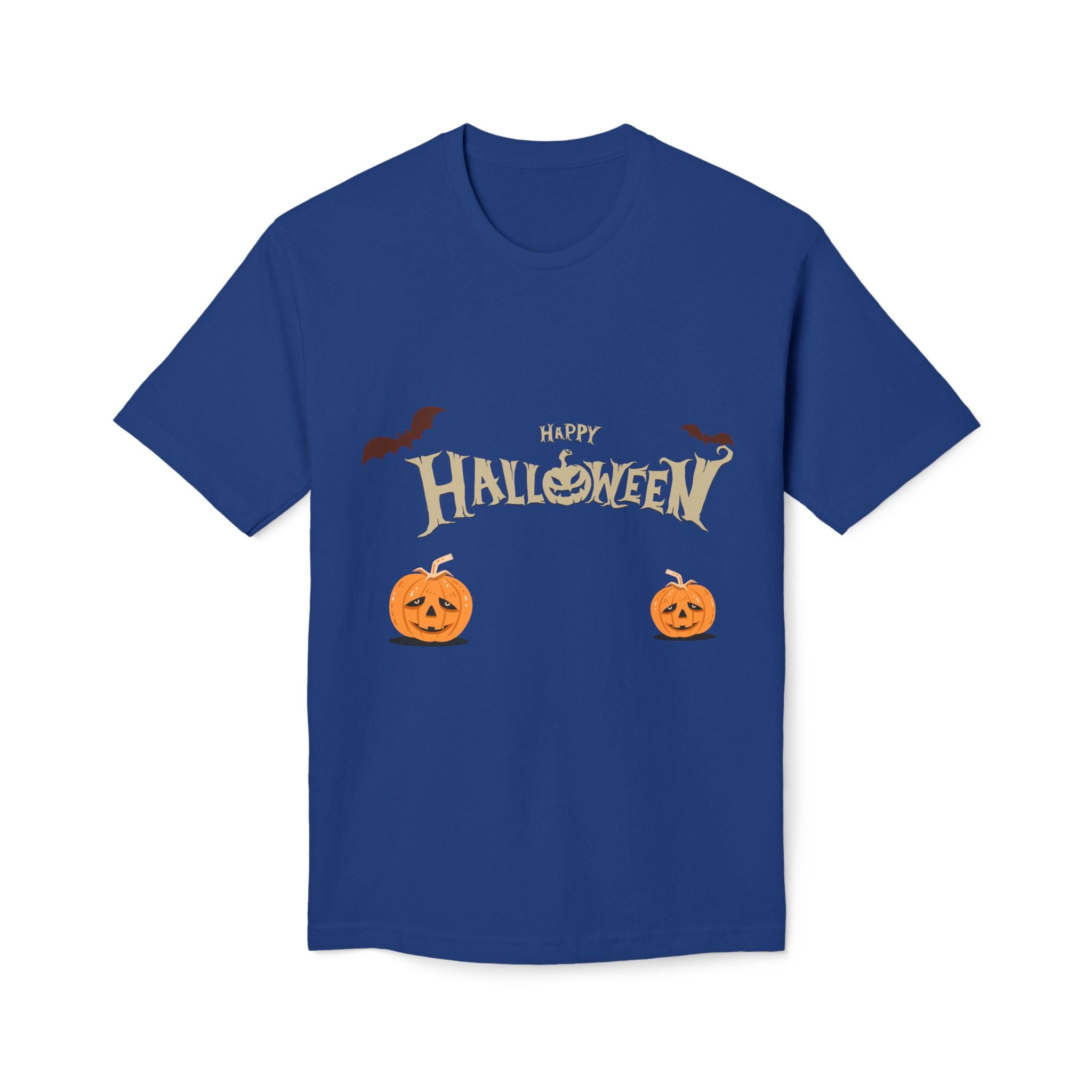 Halloween with Pumpkins | Unisex Midweight T-shirt, Made in US