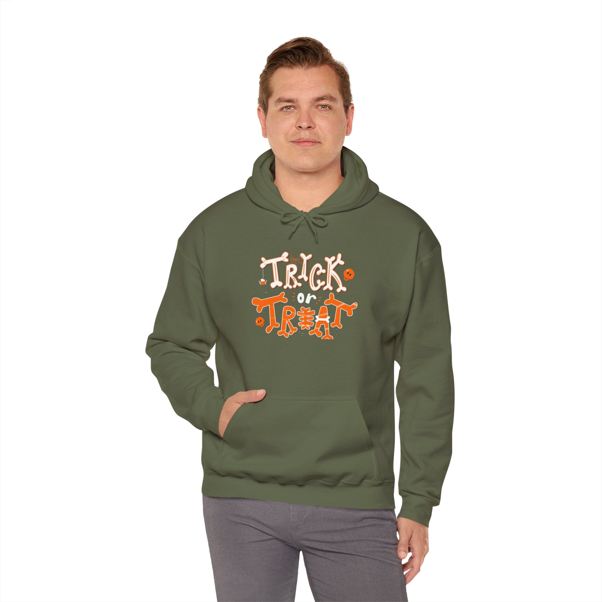 Halloween Trick or Treat  | Unisex Heavy Blend Hooded Sweatshirt