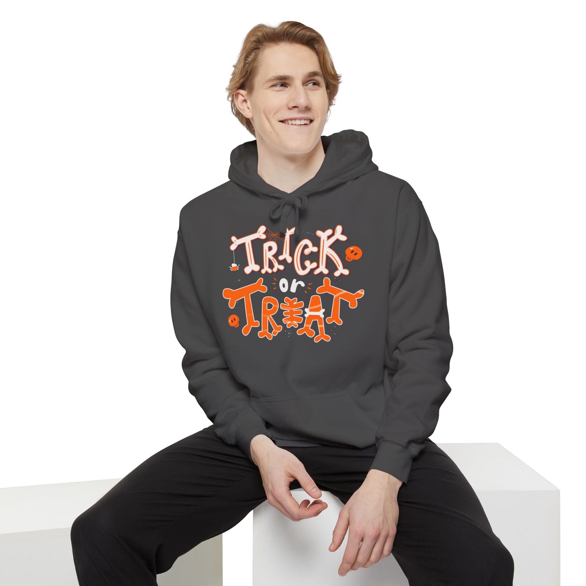 Halloween Trick or Treat | Unisex Garment-Dyed Hoodie