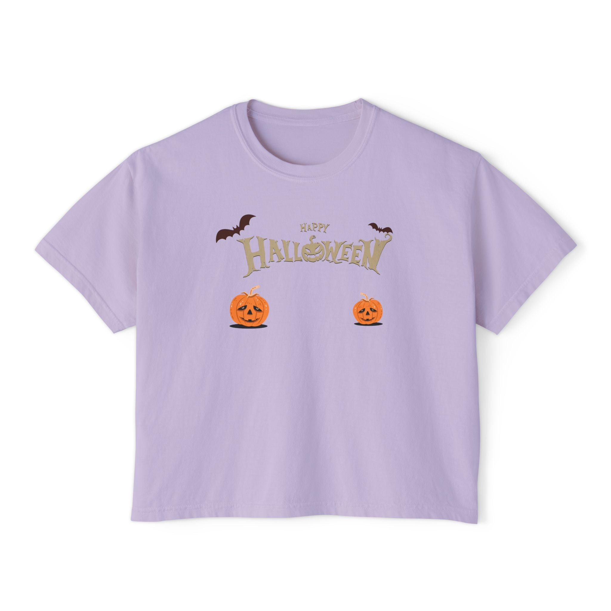 Halloween with Pumpkins | Women's Boxy Tee