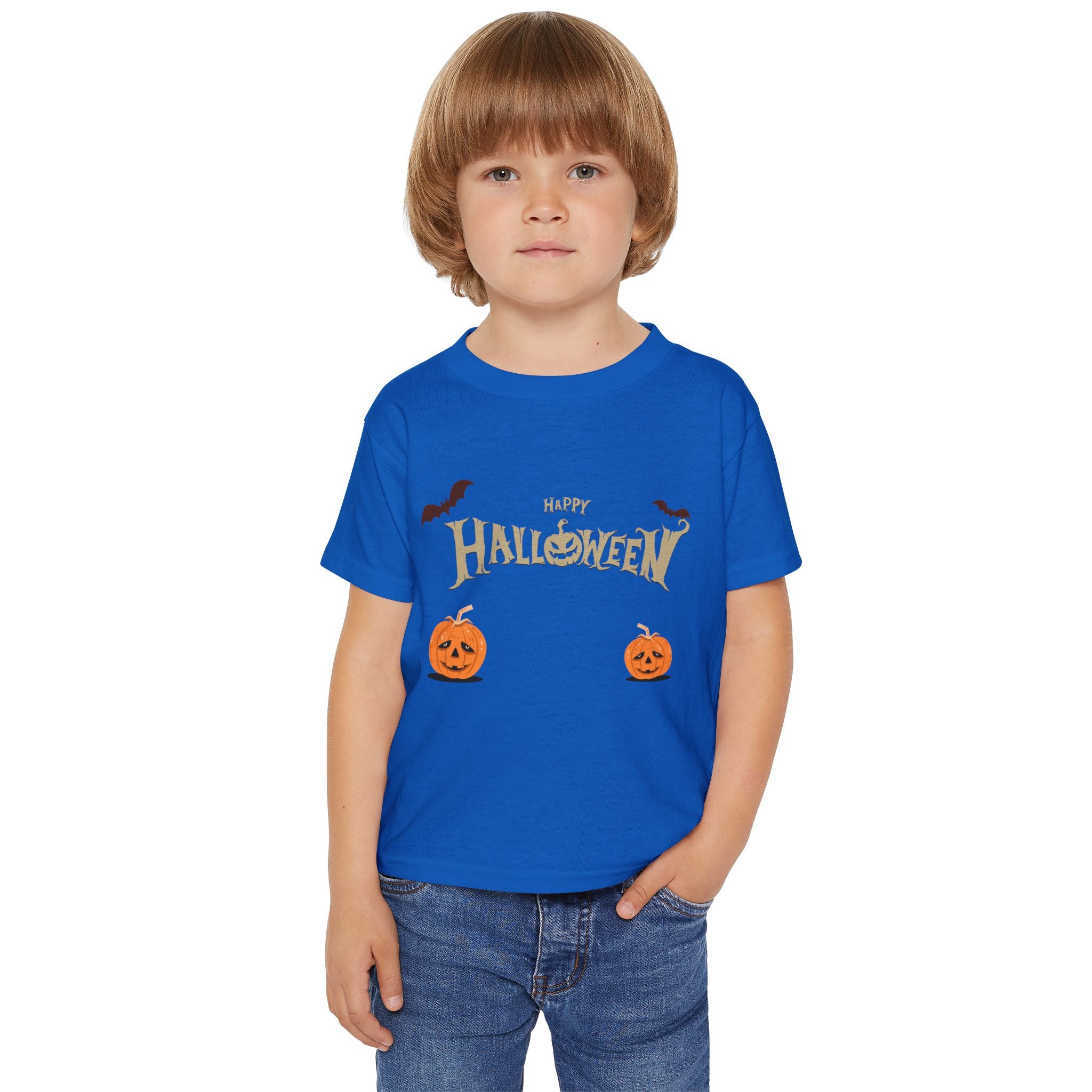 Halloween with Pumpkins | Heavy Cotton Toddler T-shirt