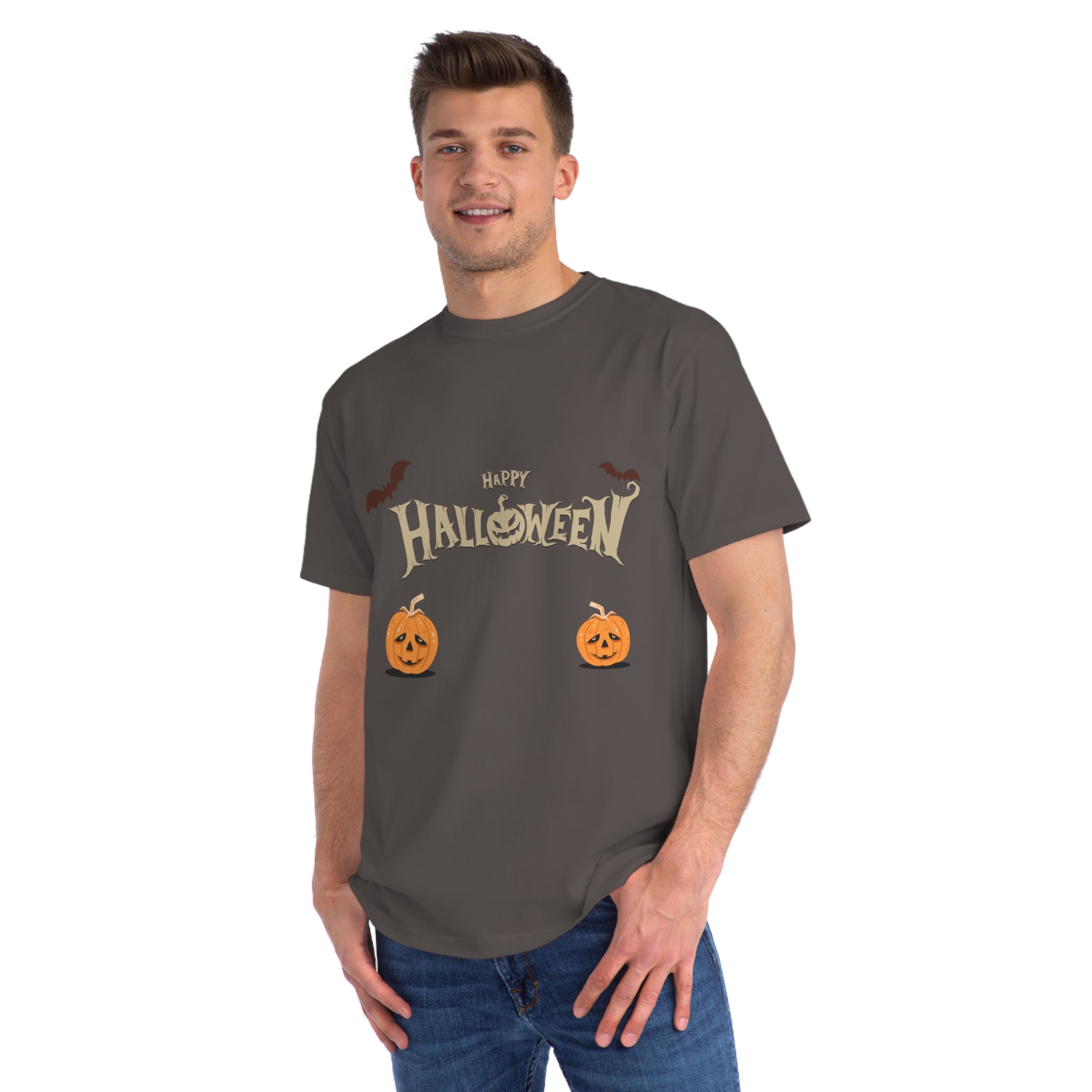 Halloween with Pumpkins | Organic Unisex Classic T-Shirt