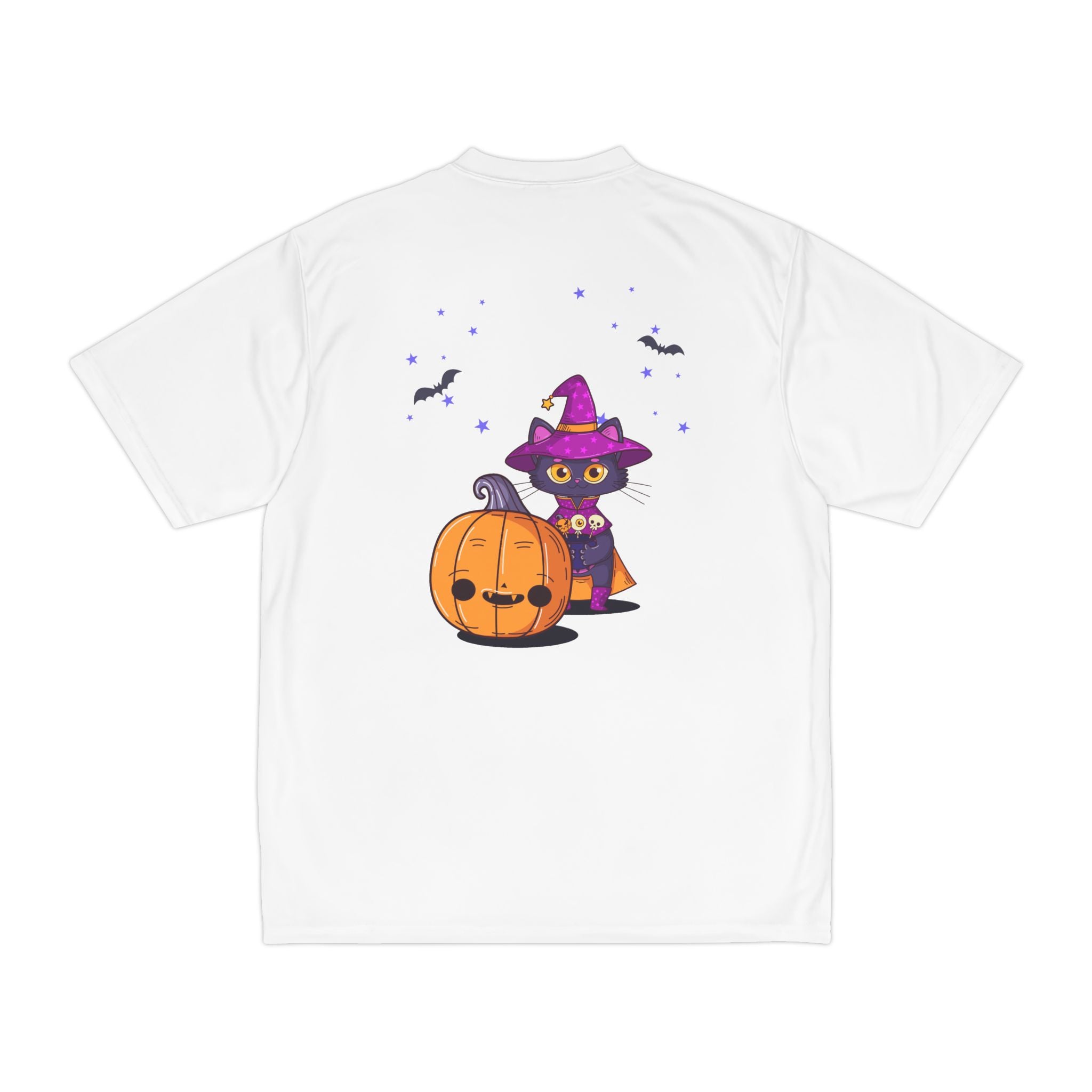 Halloween with Witch's Cats | Men's Performance T-Shirt