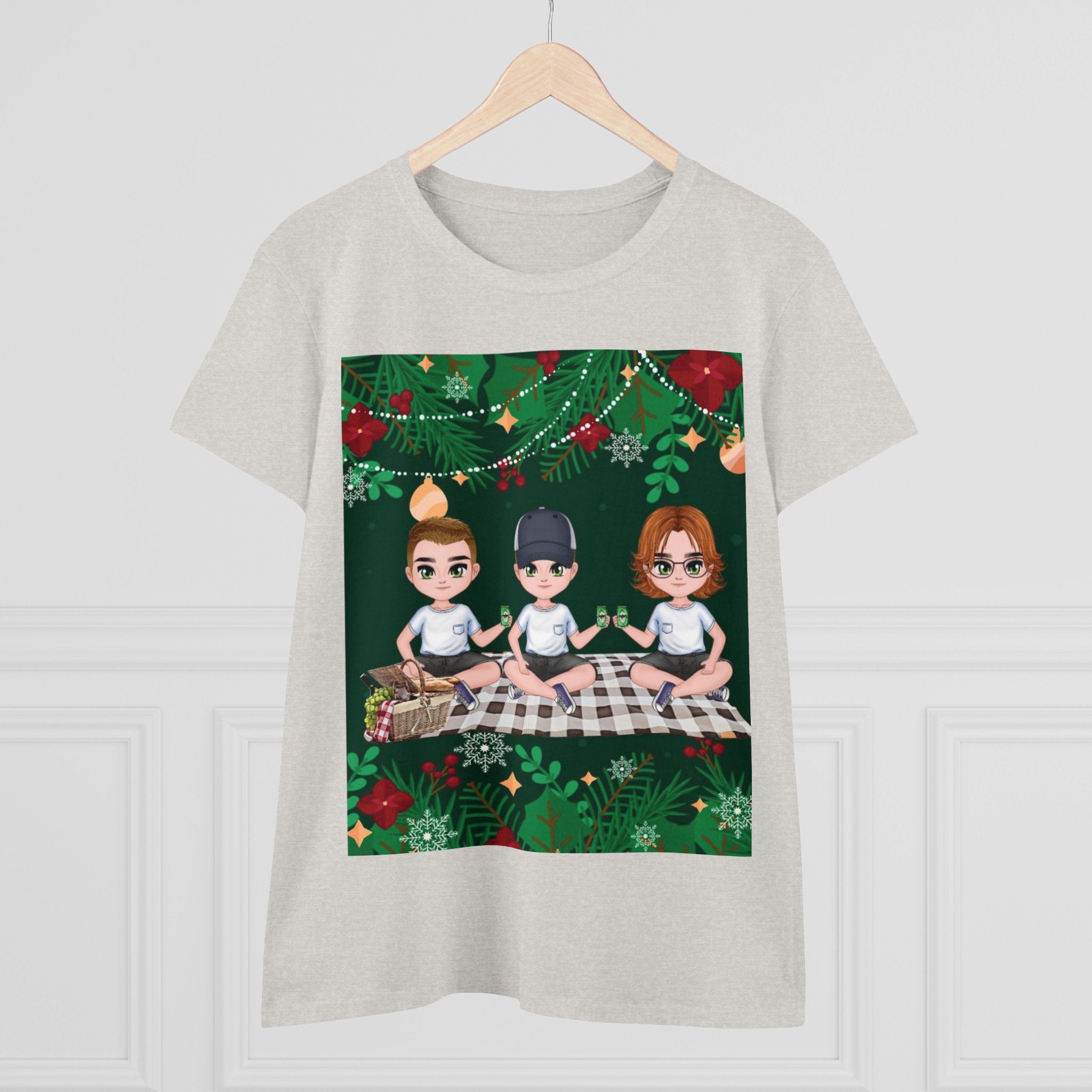 Happy Christmas Day | Women's Midweight Cotton Tee