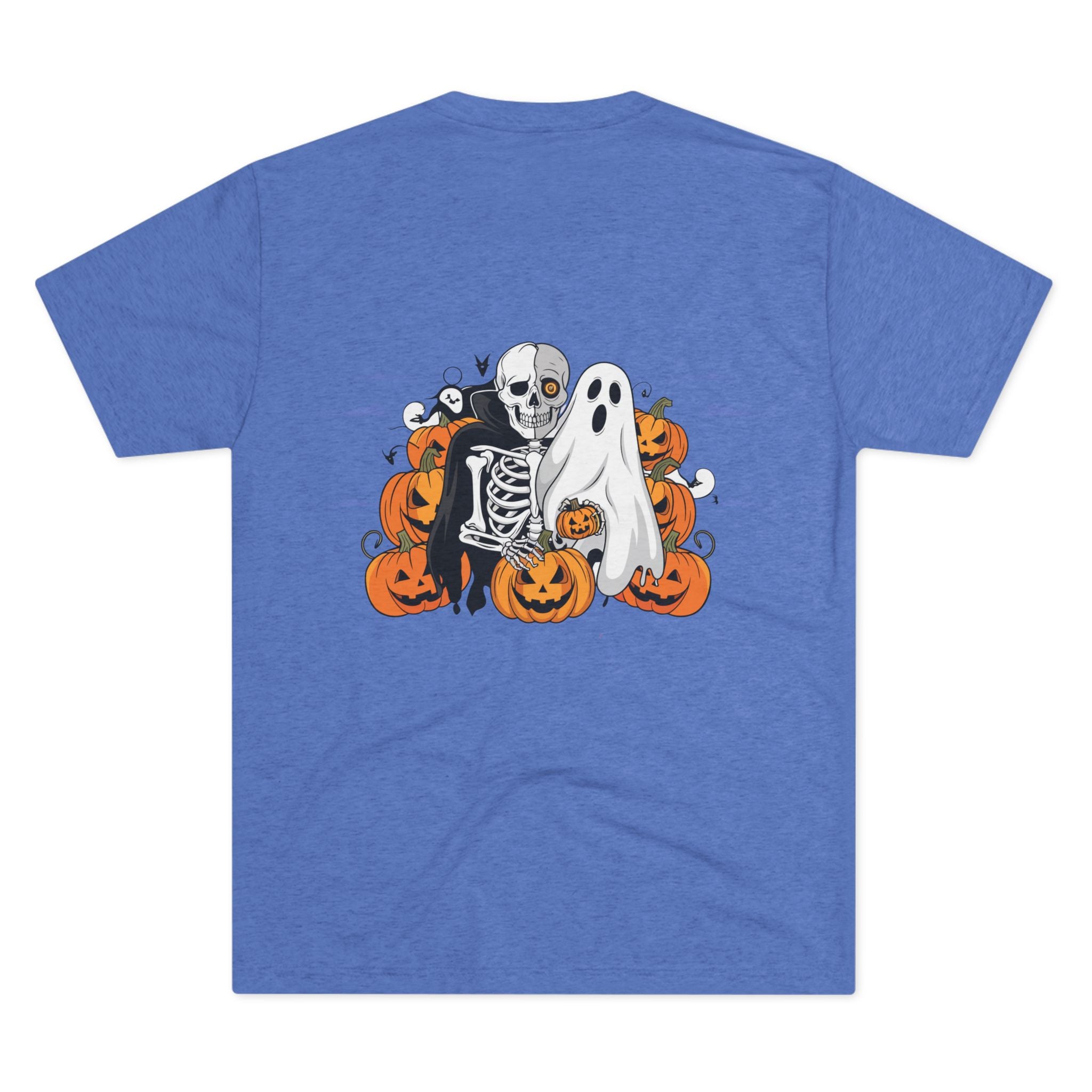 Halloween with Bats | Unisex Tri-Blend Crew Tee