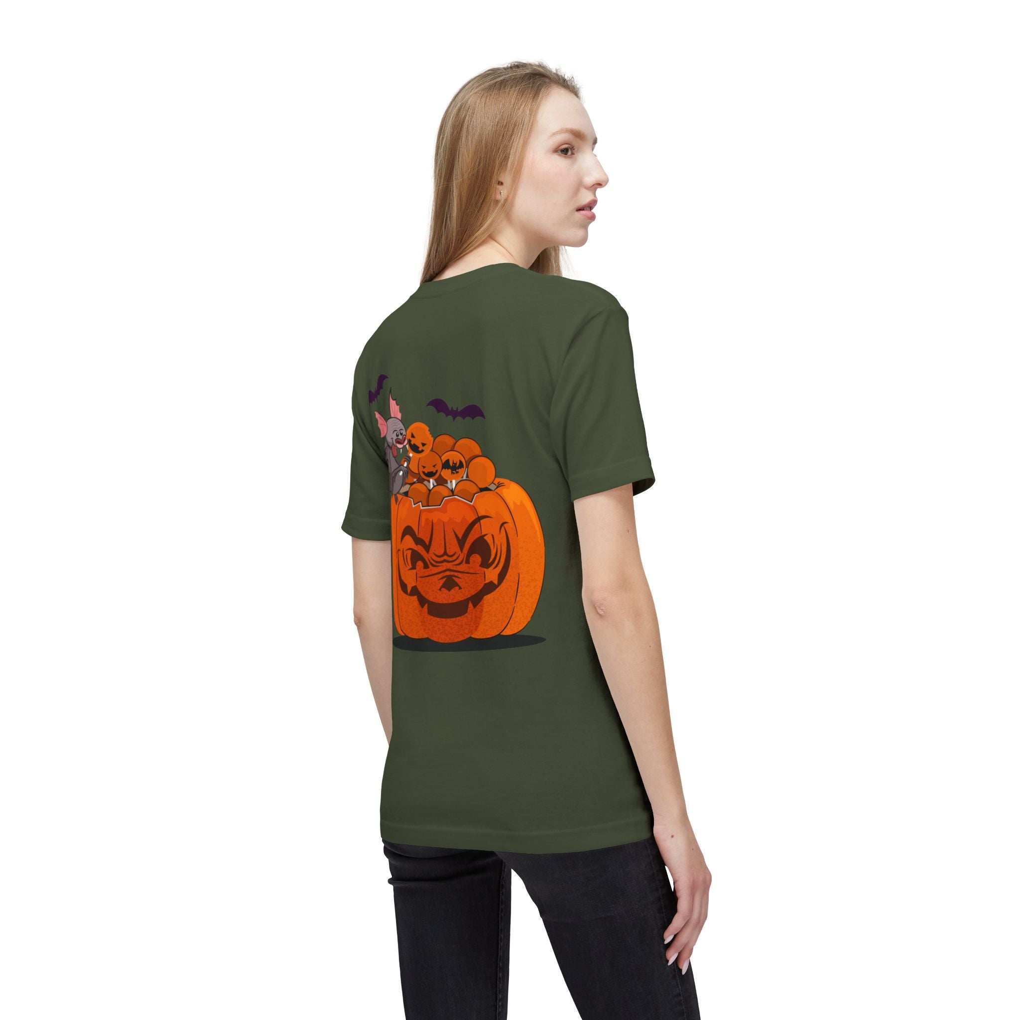 Halloween Trick or Treat | Unisex Midweight T-shirt, Made in US