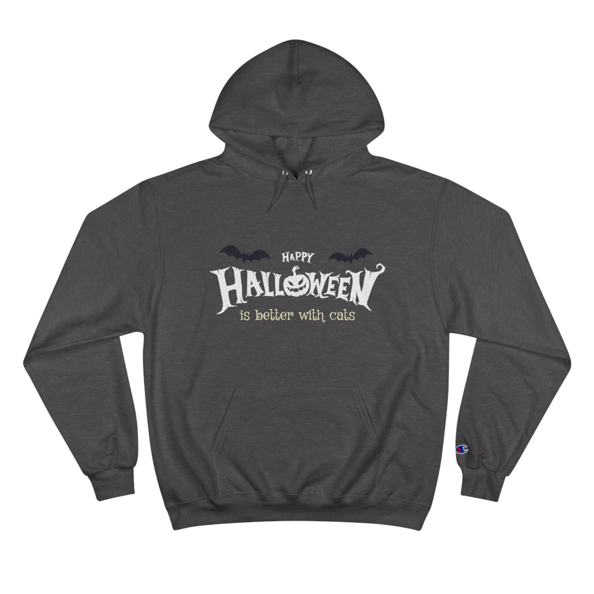 Halloween with Witch's Cats | Champion Hoodie